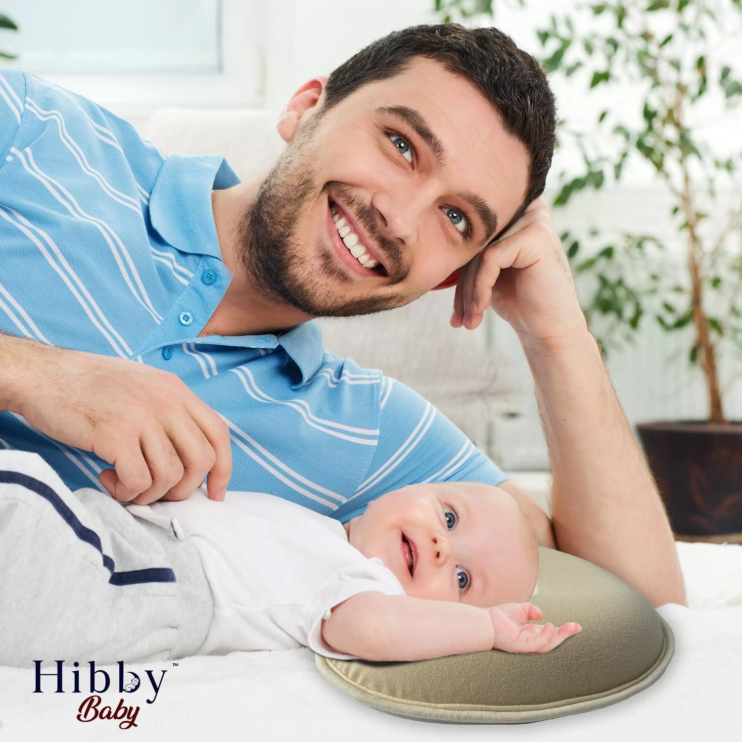 Almohada para Bebé Hibby Baby Gris Piedra - Cochecito y Viaje