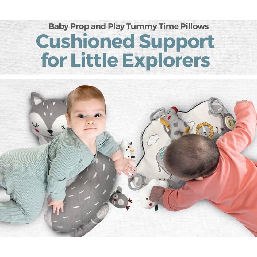 Almohada para Tiempo Boca Abajo Autumn Bliss Zorro Gris 28x10cm