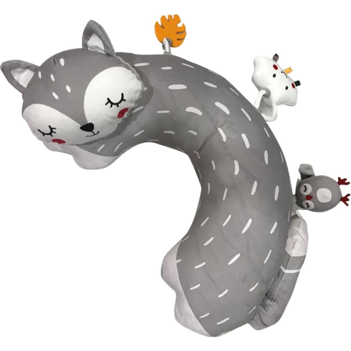 Almohada para Tiempo Boca Abajo Autumn Bliss Zorro Gris 28x10cm