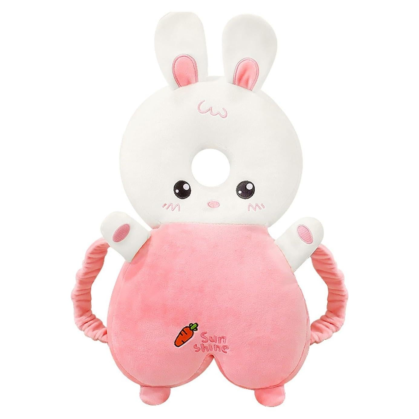 Mochila de Protección para Cabeza PandaEar Conejo Rosa Bebés