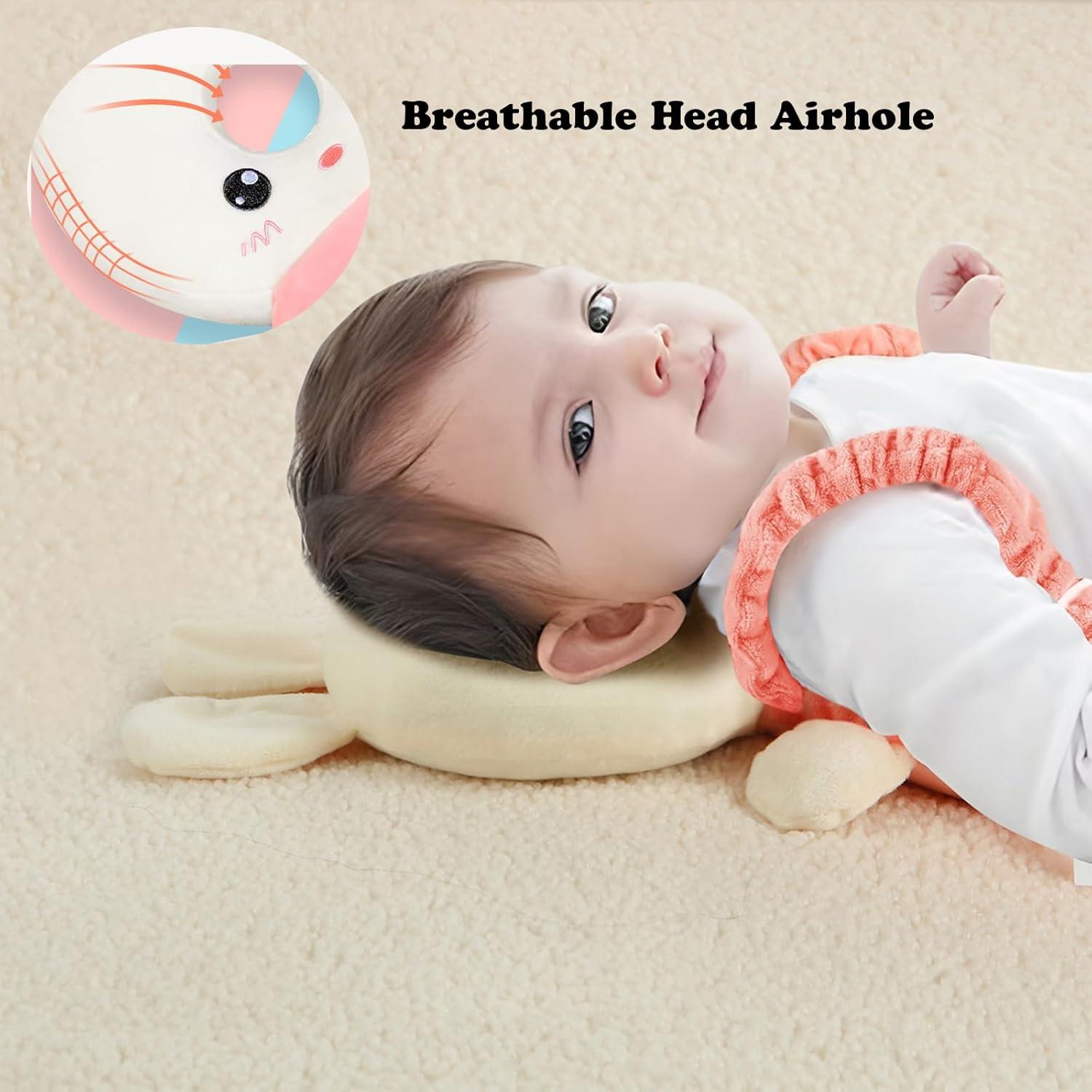 Mochila de Protección para Cabeza PandaEar Conejo Rosa Bebés