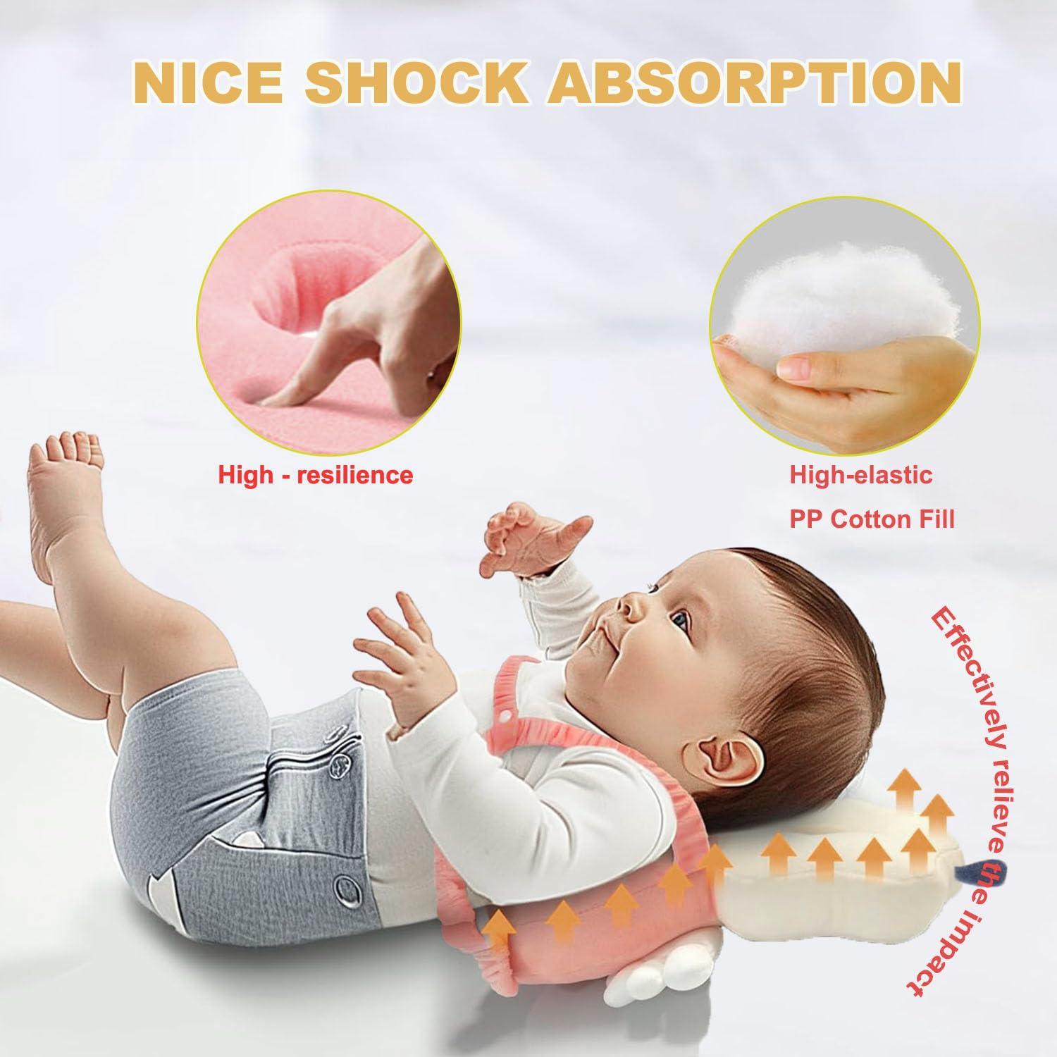 Mochila Protectora de Cabeza Minochi para Bebé Hada Rosa