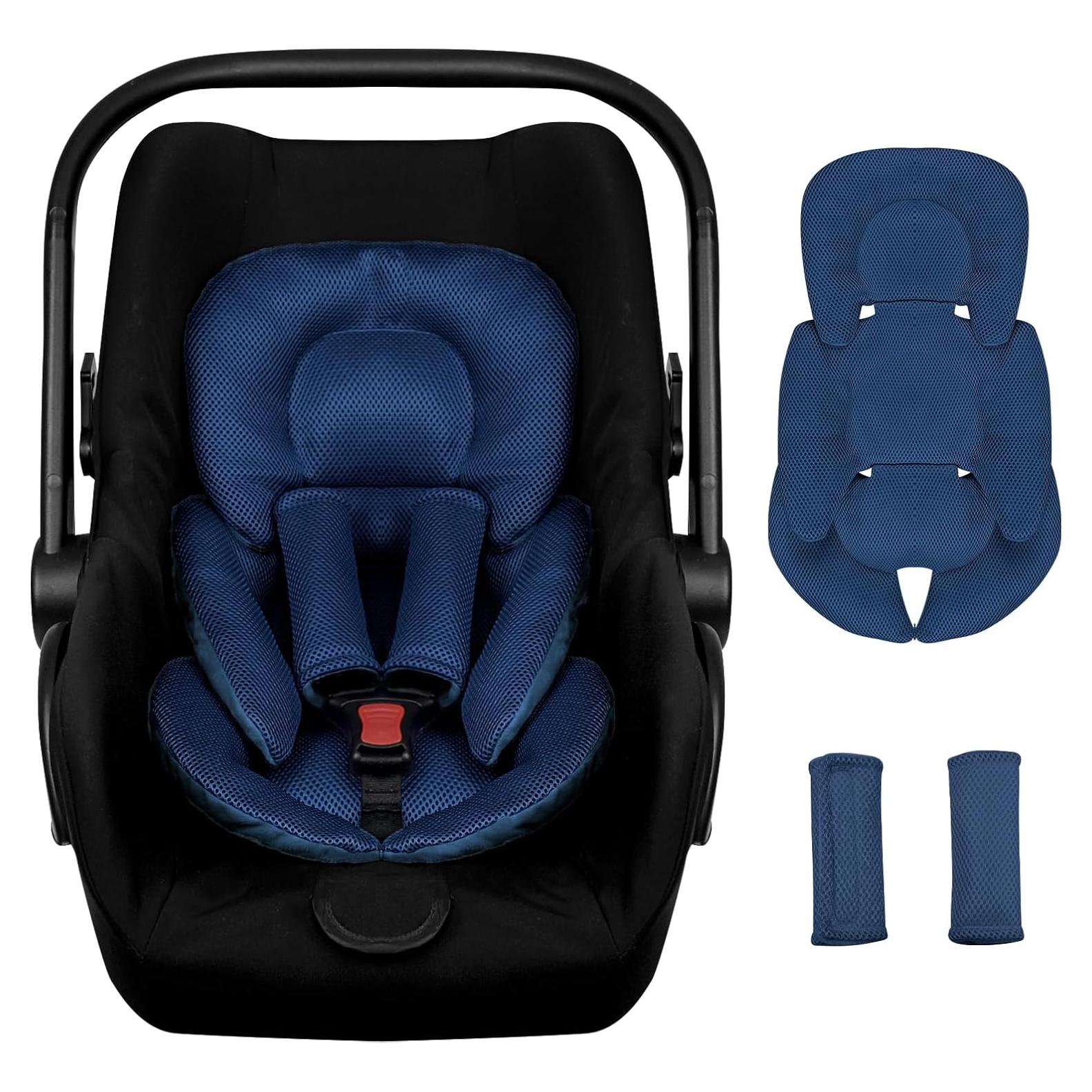 Inserto para asiento de auto WINGHENLEE LW0029 azul para bebés