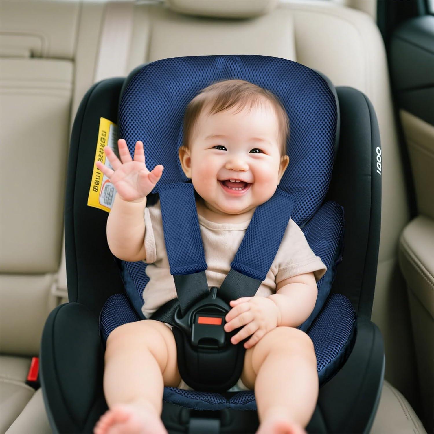 Inserto para asiento de auto WINGHENLEE LW0029 azul para bebés