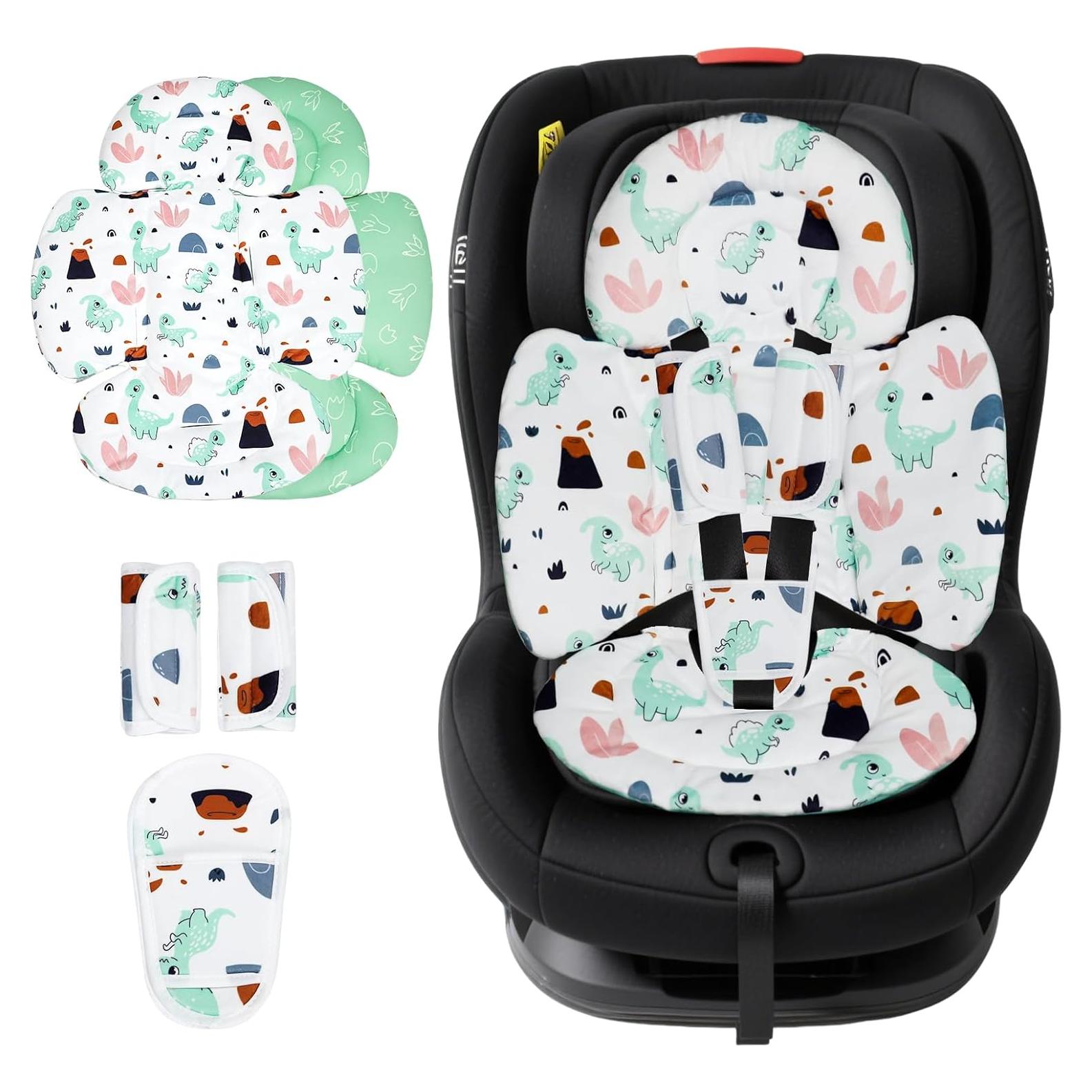 Inserto para Asiento de Auto Bebé KAKIBLIN Verde Reversible