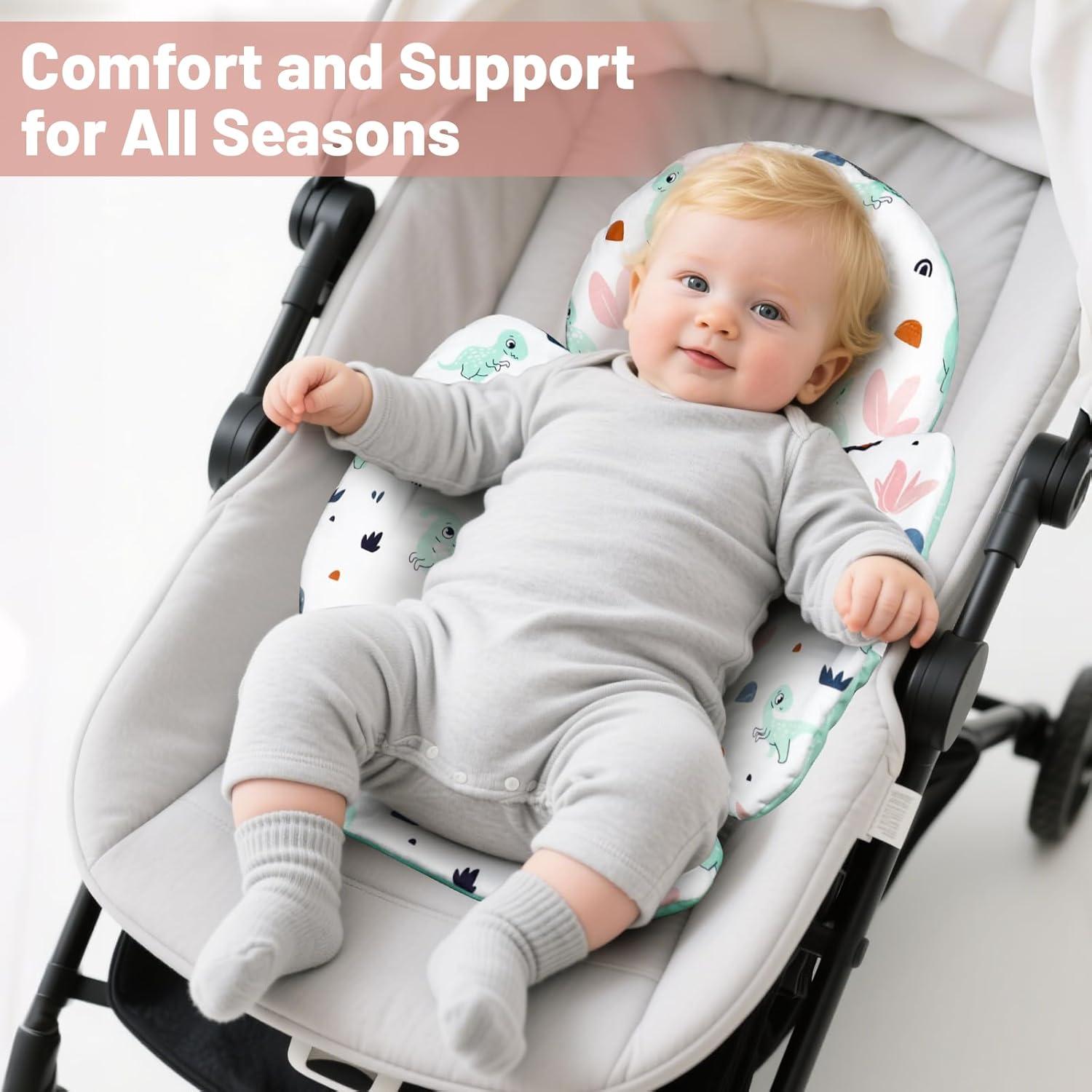 Inserto para Asiento de Auto Bebé KAKIBLIN Verde Reversible