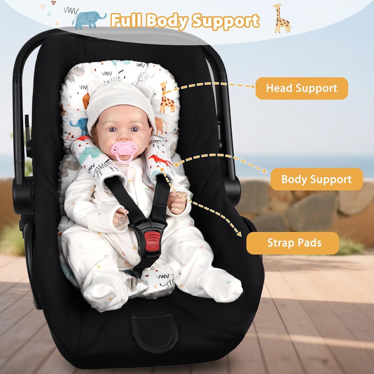 Inserto para Asiento de Auto Bebé Man Fai Sky MW0018 Minky