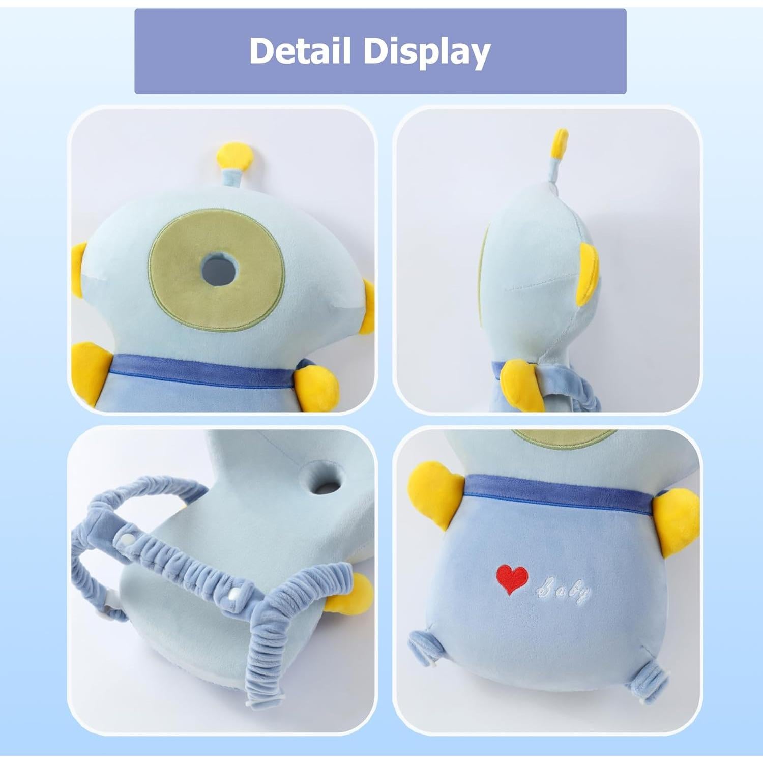 Mochila Protectora de Cabeza para Bebés JunNeng Astronauta Azul