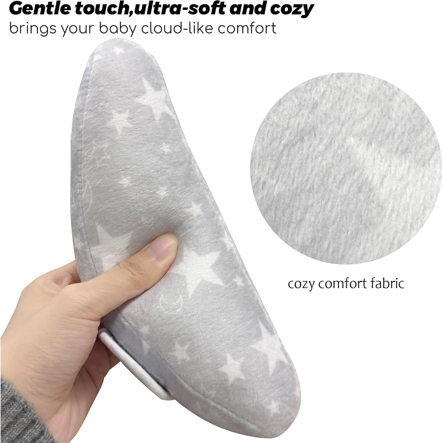 Almohada de Viaje para Bebés H007H Estrella Ajustable