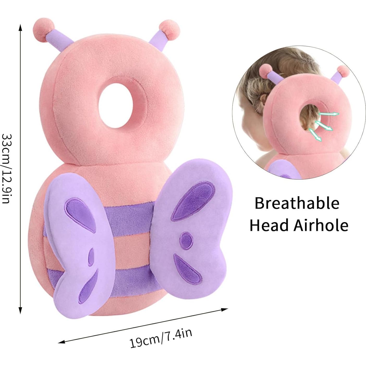 Protector de Cabeza para Bebé Acolchado Rosa - Modelo 001