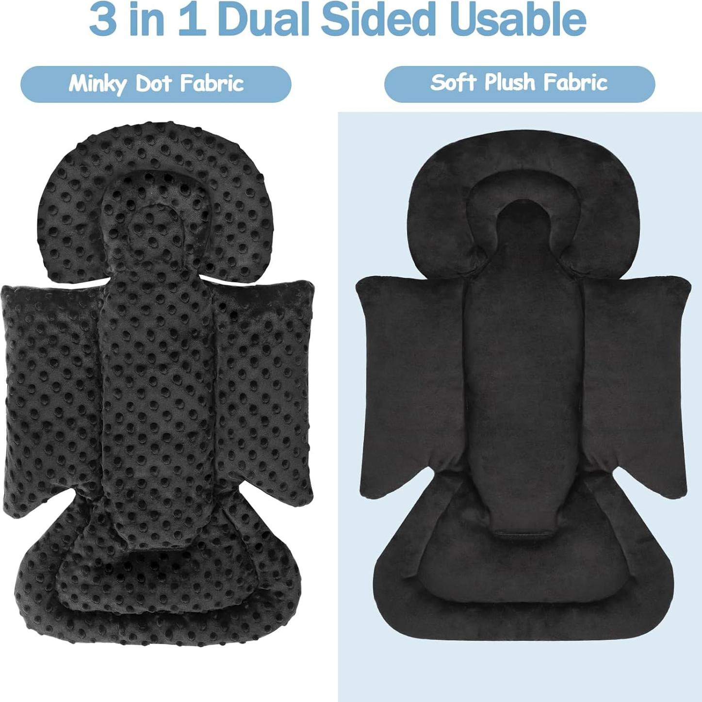 Inserto para Asiento de Auto Bebé JDT 3 en 1 Negro