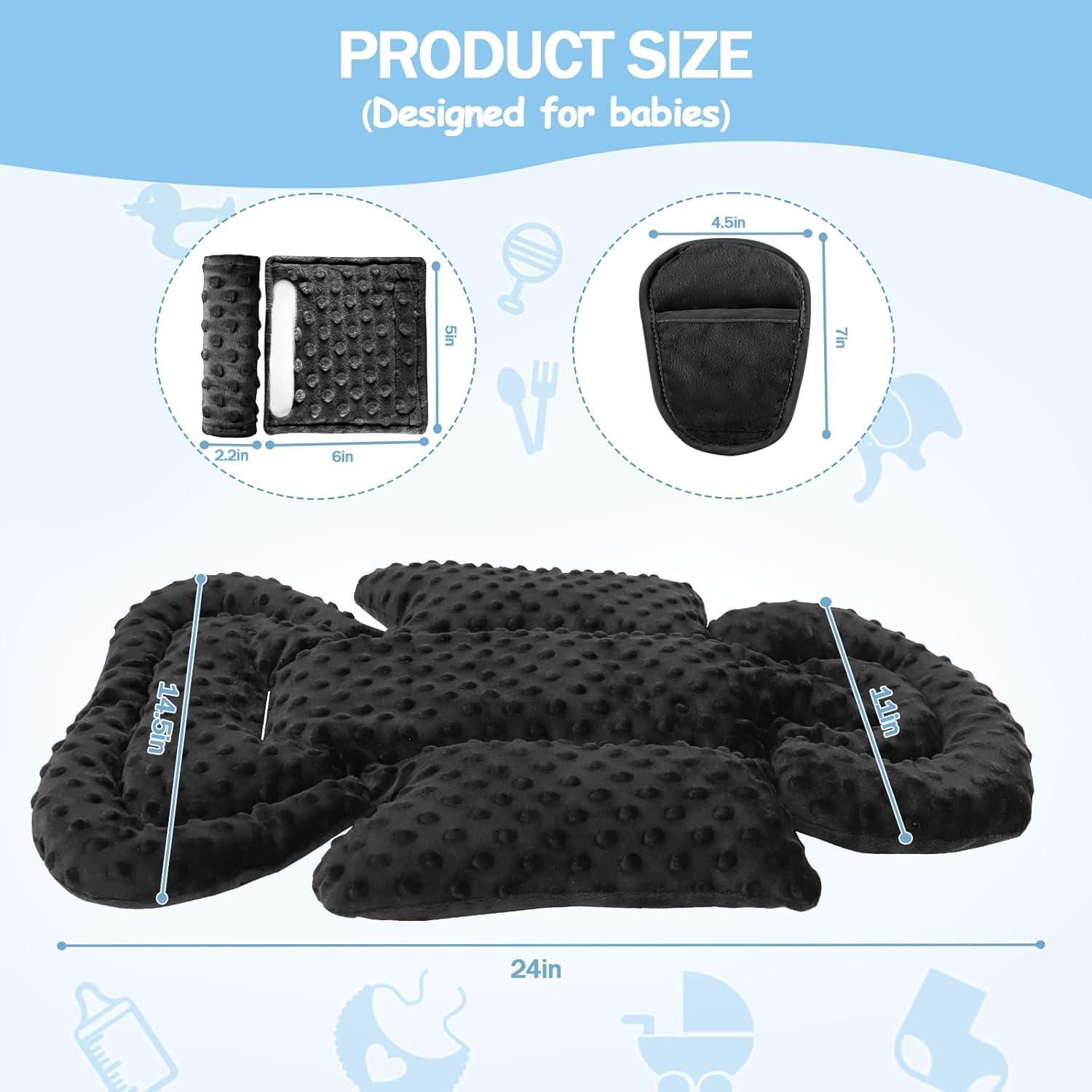 Inserto para Asiento de Auto Bebé JDT 3 en 1 Negro