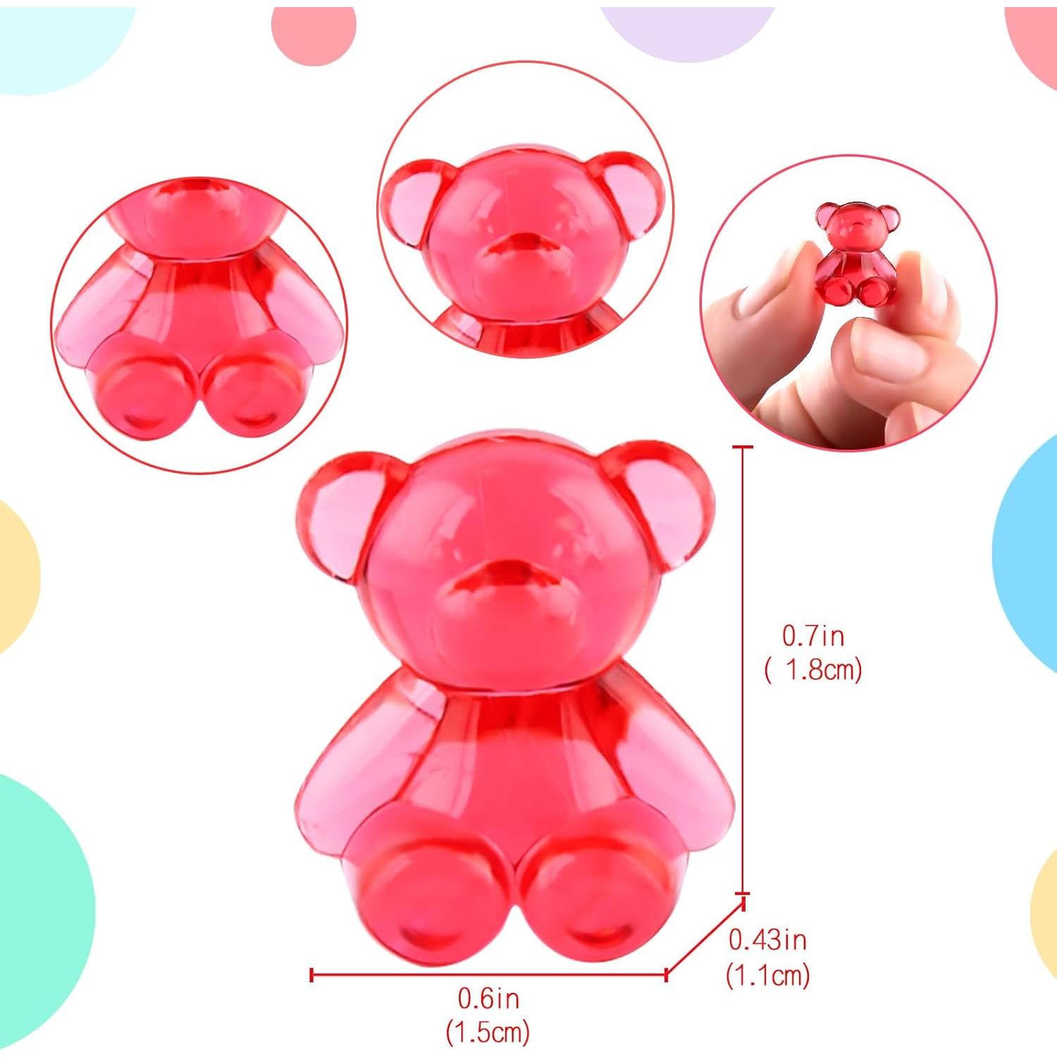 Mini Animales de Resina Niceup - 360 Piezas Oso 1.6cm