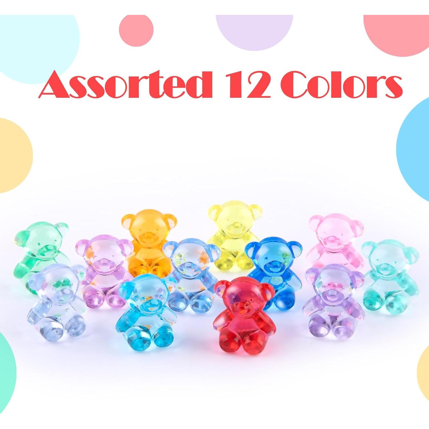 Mini Animales de Resina Niceup - 360 Piezas Oso 1.6cm