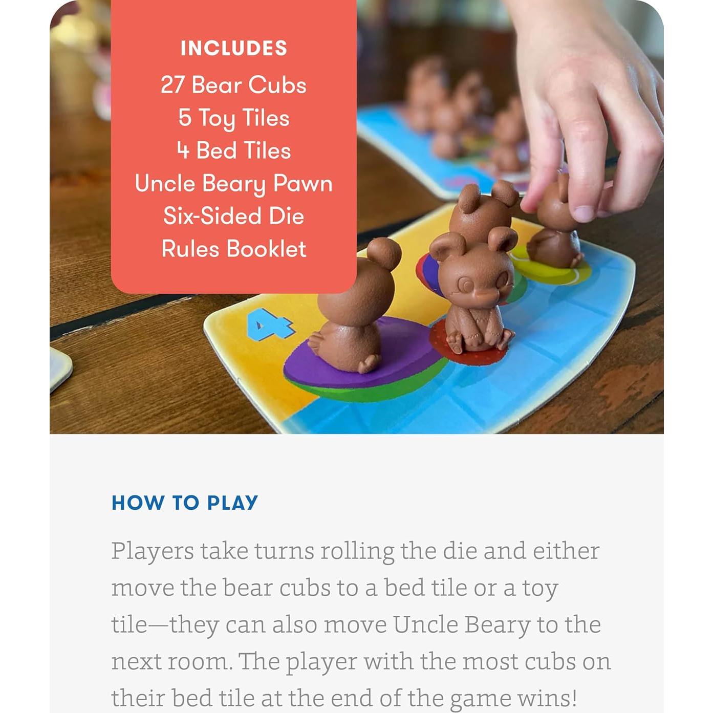 Juego educativo Hora de dormir Tío Beary - 2 a 4 jugadores