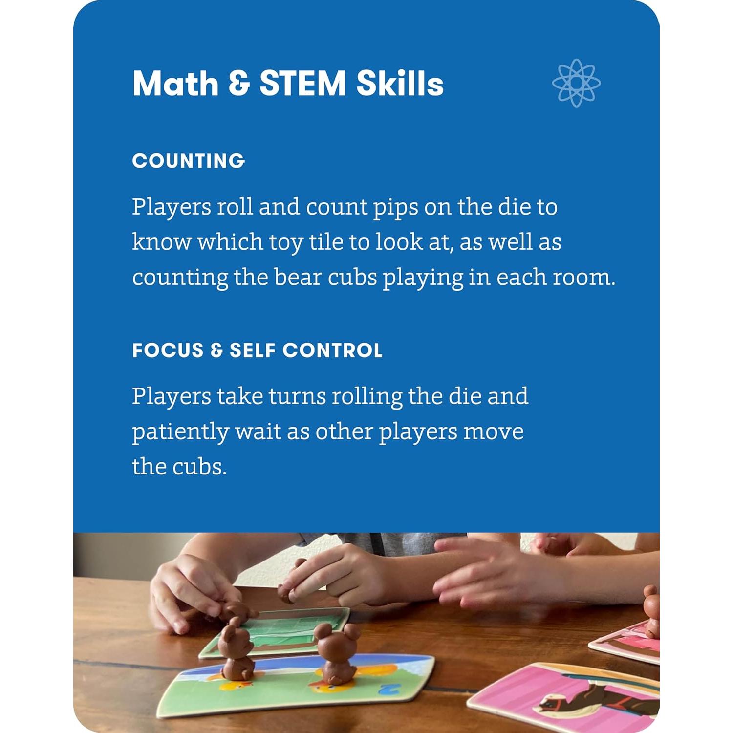 Juego educativo Hora de dormir Tío Beary - 2 a 4 jugadores