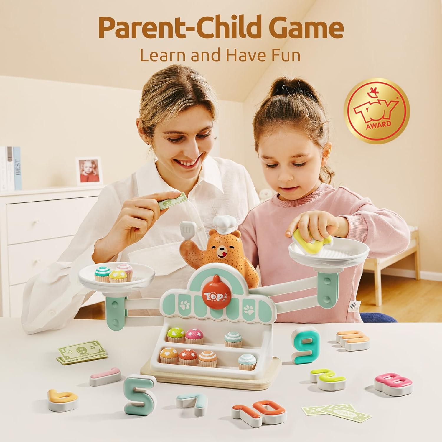 Juego de Matemáticas en Equilibrio TOP BRIGHT - Juguete STEM 3 años