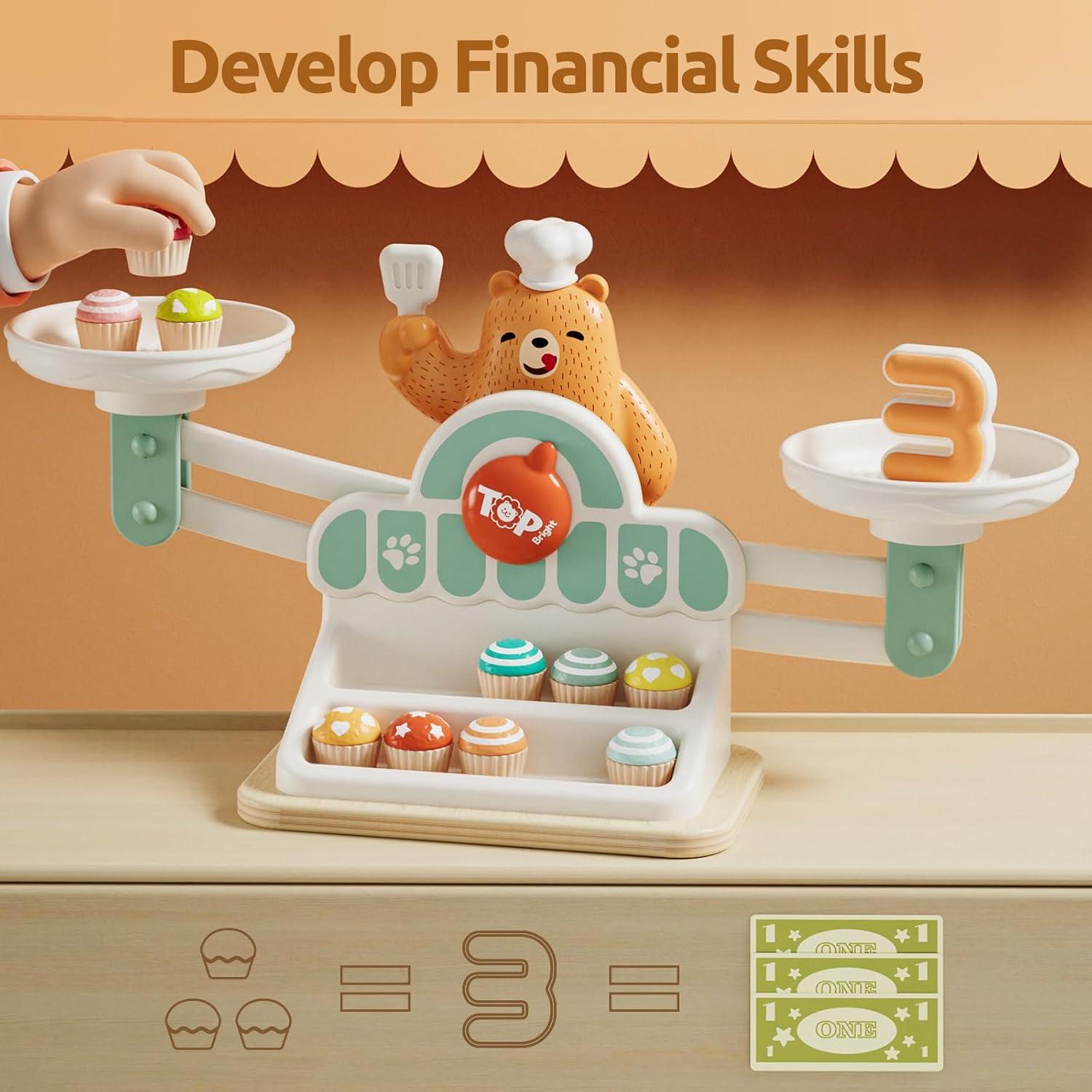 Juego de Matemáticas en Equilibrio TOP BRIGHT - Juguete STEM 3 años