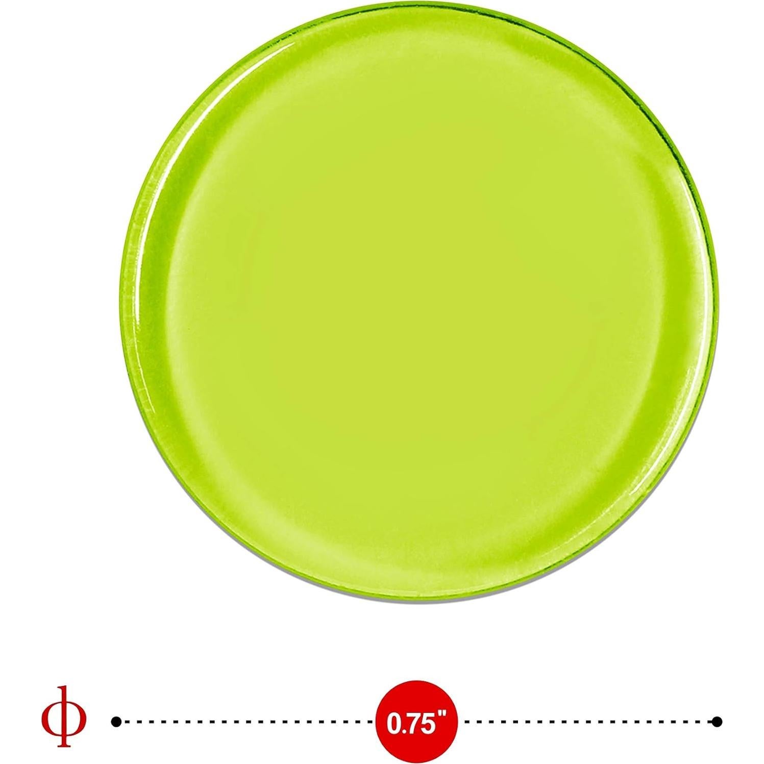 Fichas de Bingo Transparentes Hebayy 500 PCS 1.9 cm 8 Colores