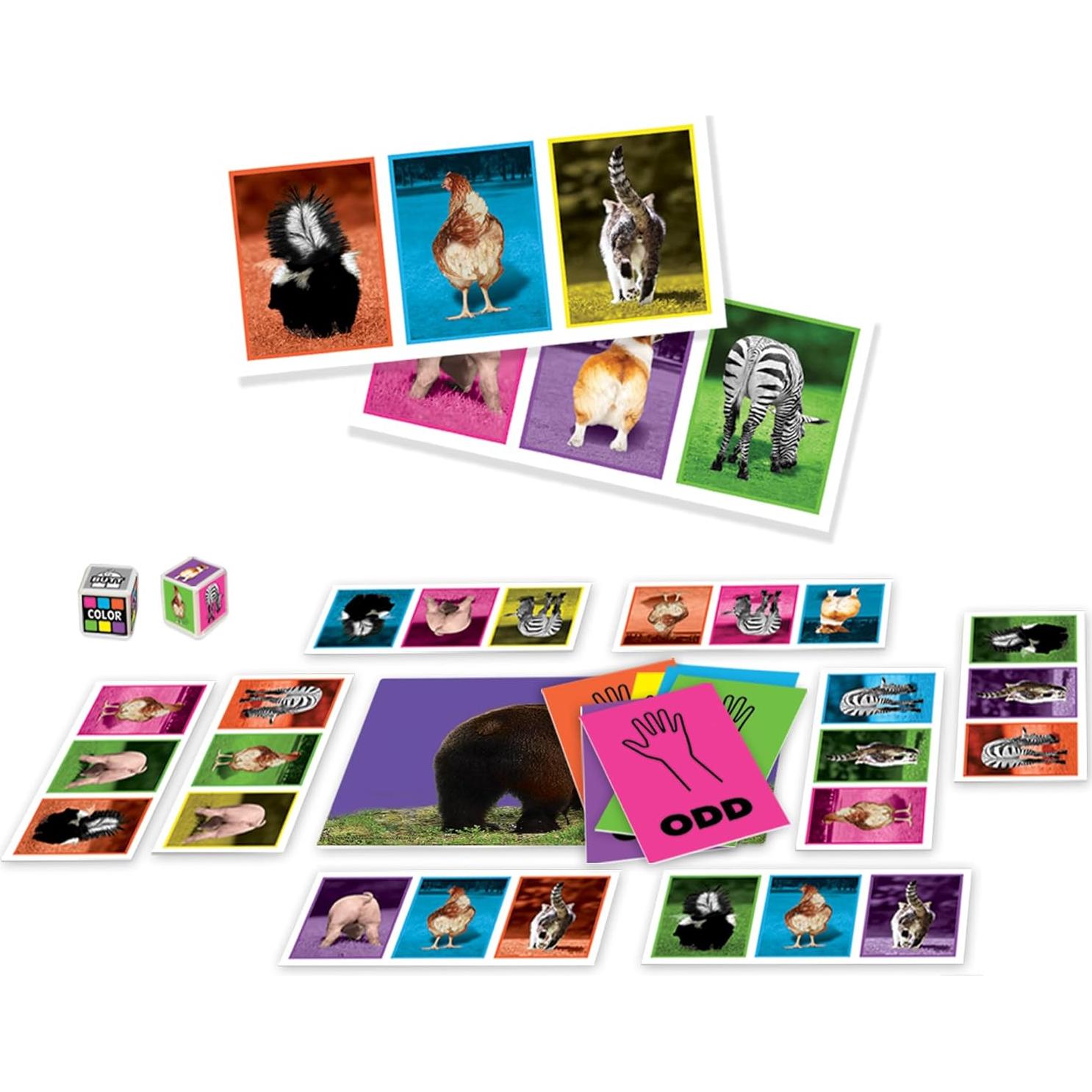 Juego Familiar Fuzzy Butts Winning Moves - 2 a 6 Jugadores