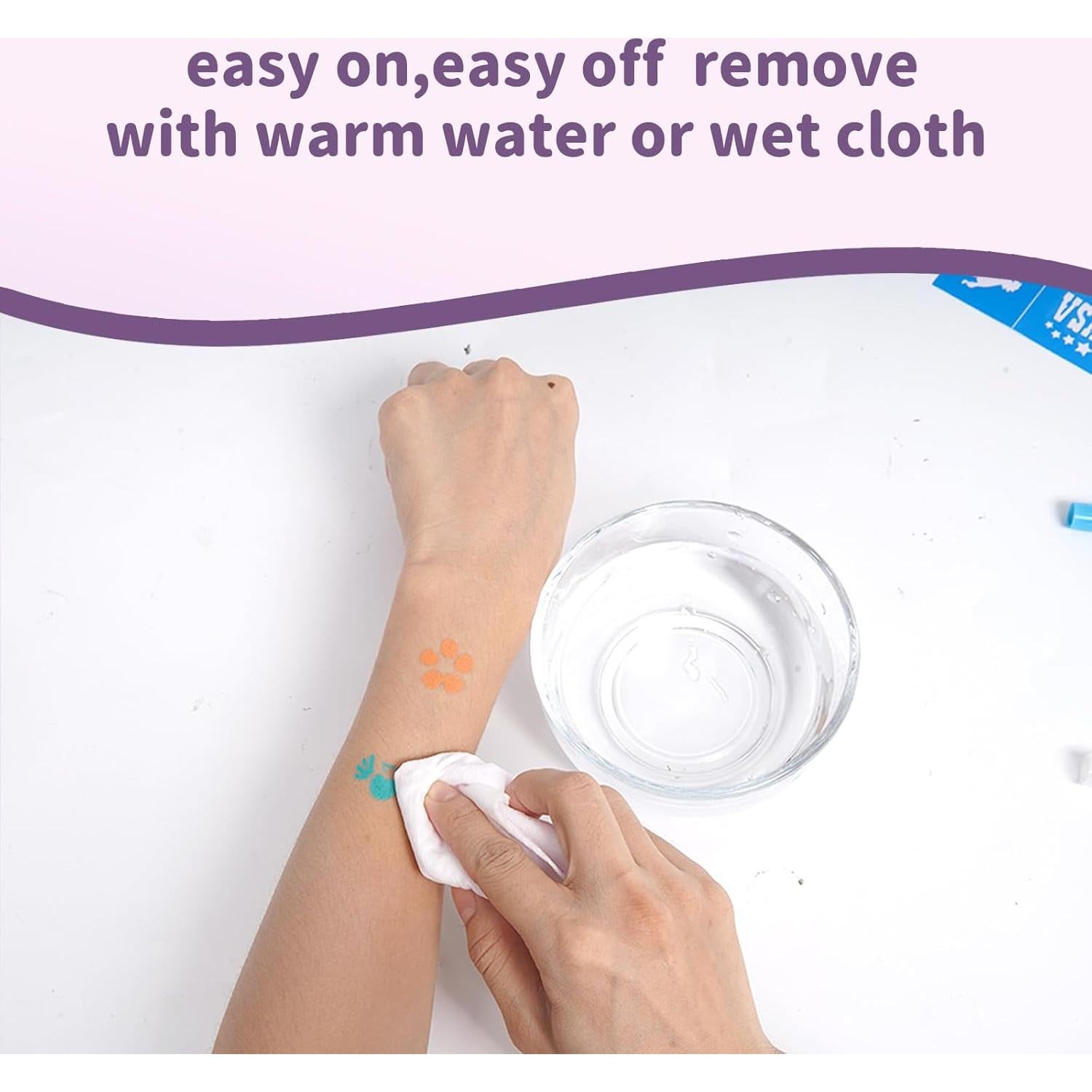 Kit de Marcadores de Tatuajes Temporales Funtigee - 15 Piezas + 4 Plantillas