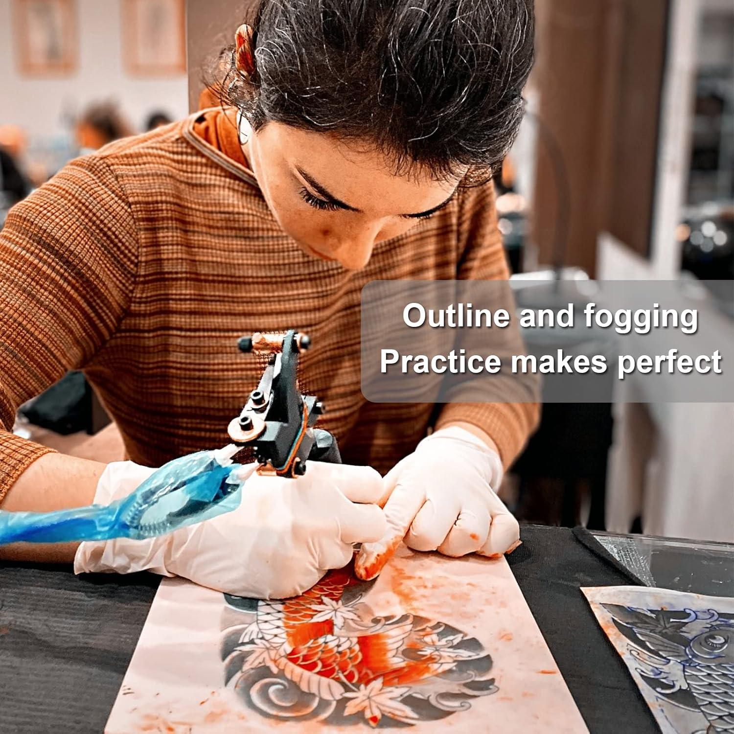 Kit de Práctica de Tatuaje Autdor 228 Piezas para Principiantes