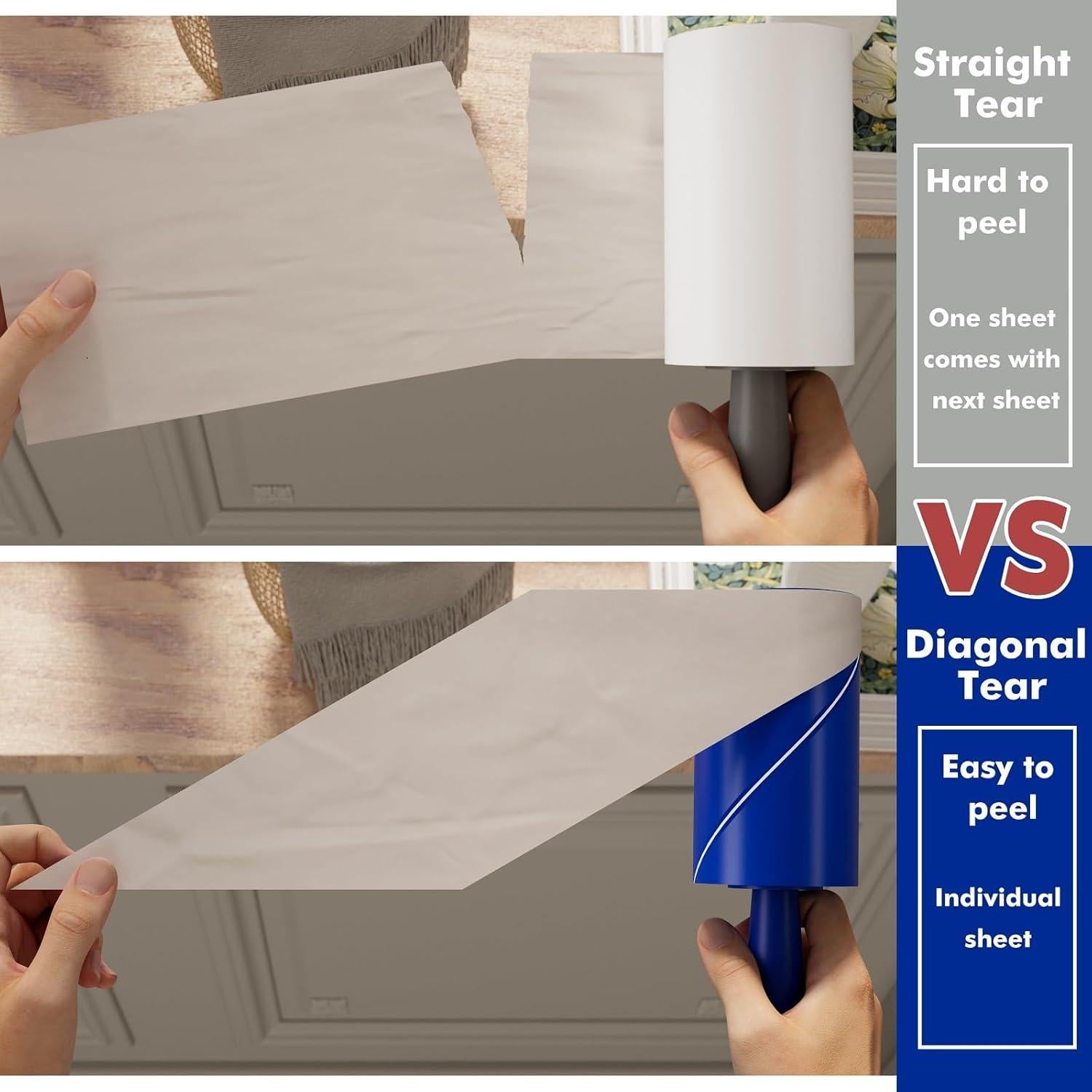 Rodillos para Pelos de Mascotas Historias de Nueva Inglaterra - 400 Hojas