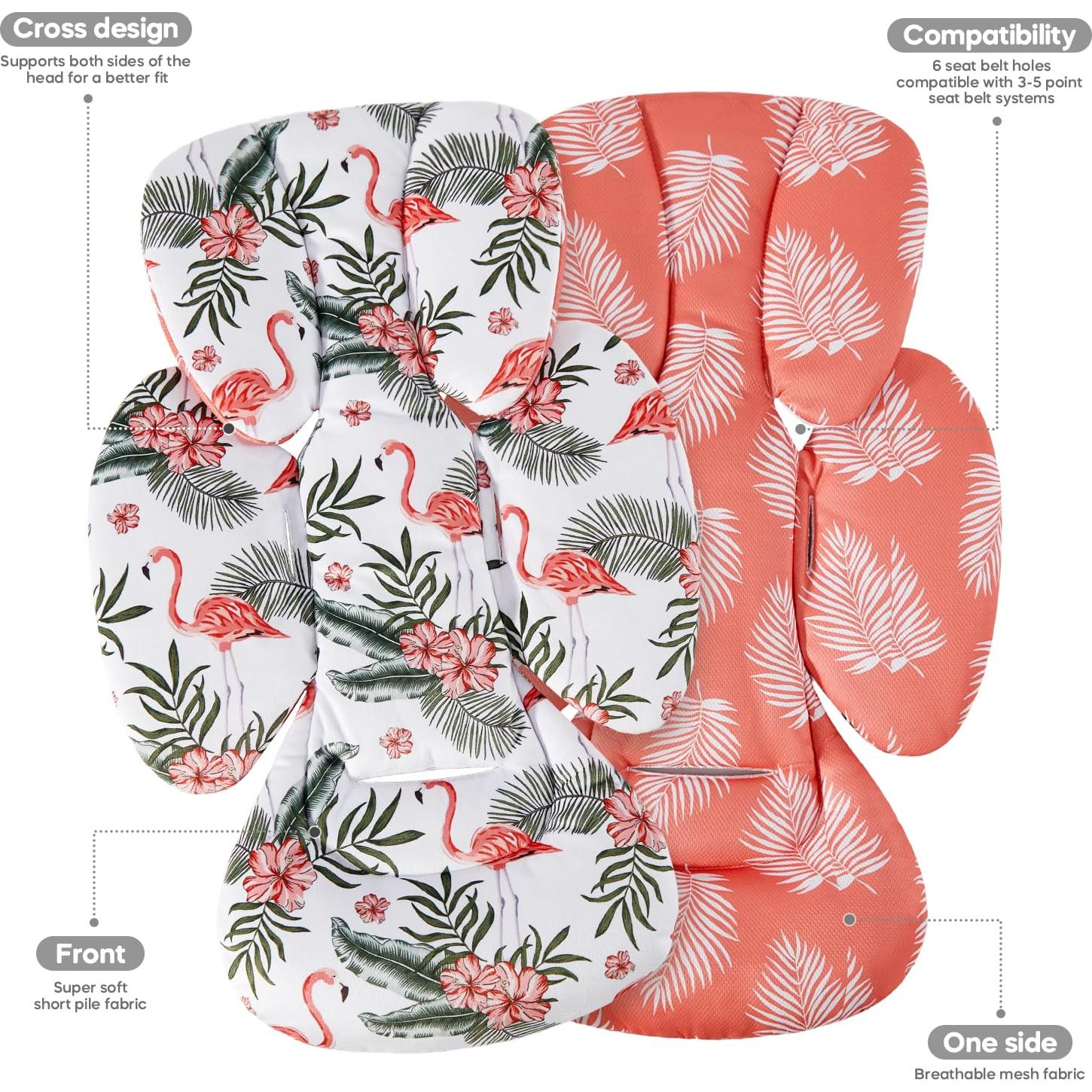 Inserto para Asiento de Auto Babybody Naranja, Soporte Bebés