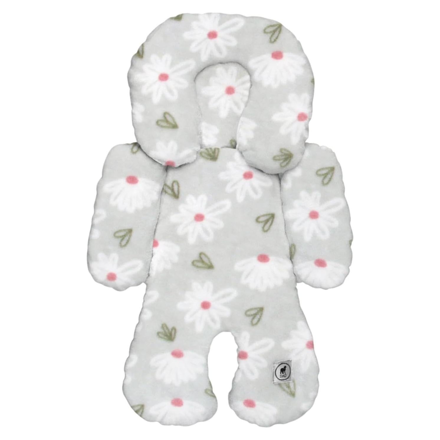 Cojín para Asiento de Auto Bebé NAP Floral Suave y Lavable