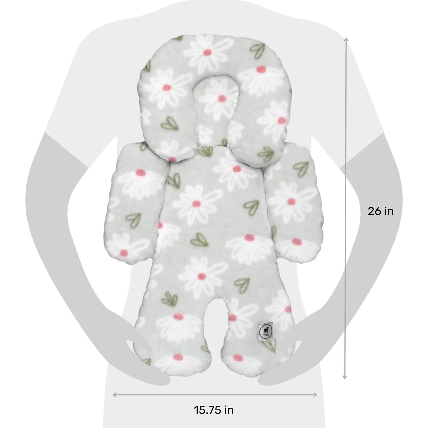 Cojín para Asiento de Auto Bebé NAP Floral Suave y Lavable