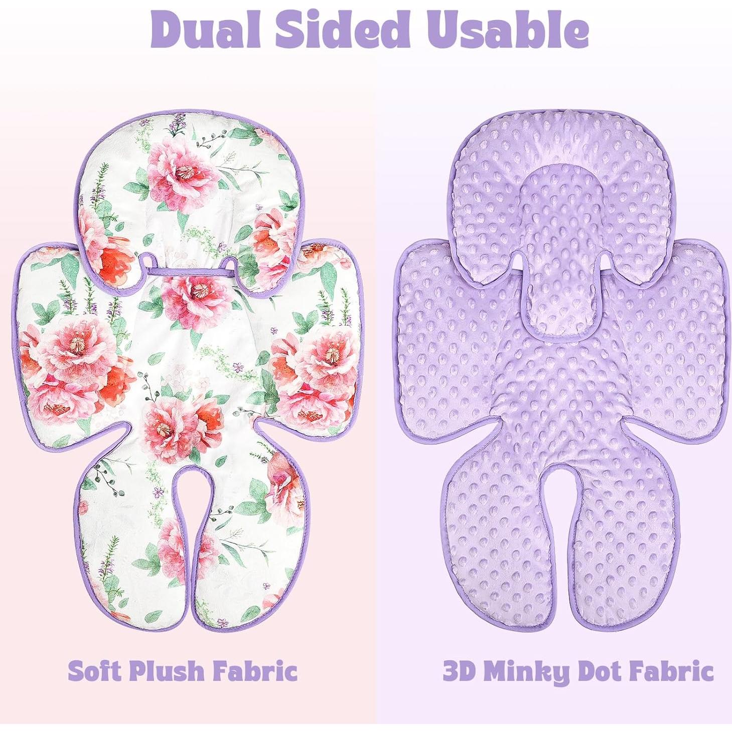 Inserto para Asiento de Auto Bebé Pea Pod 2-en-1 Floral