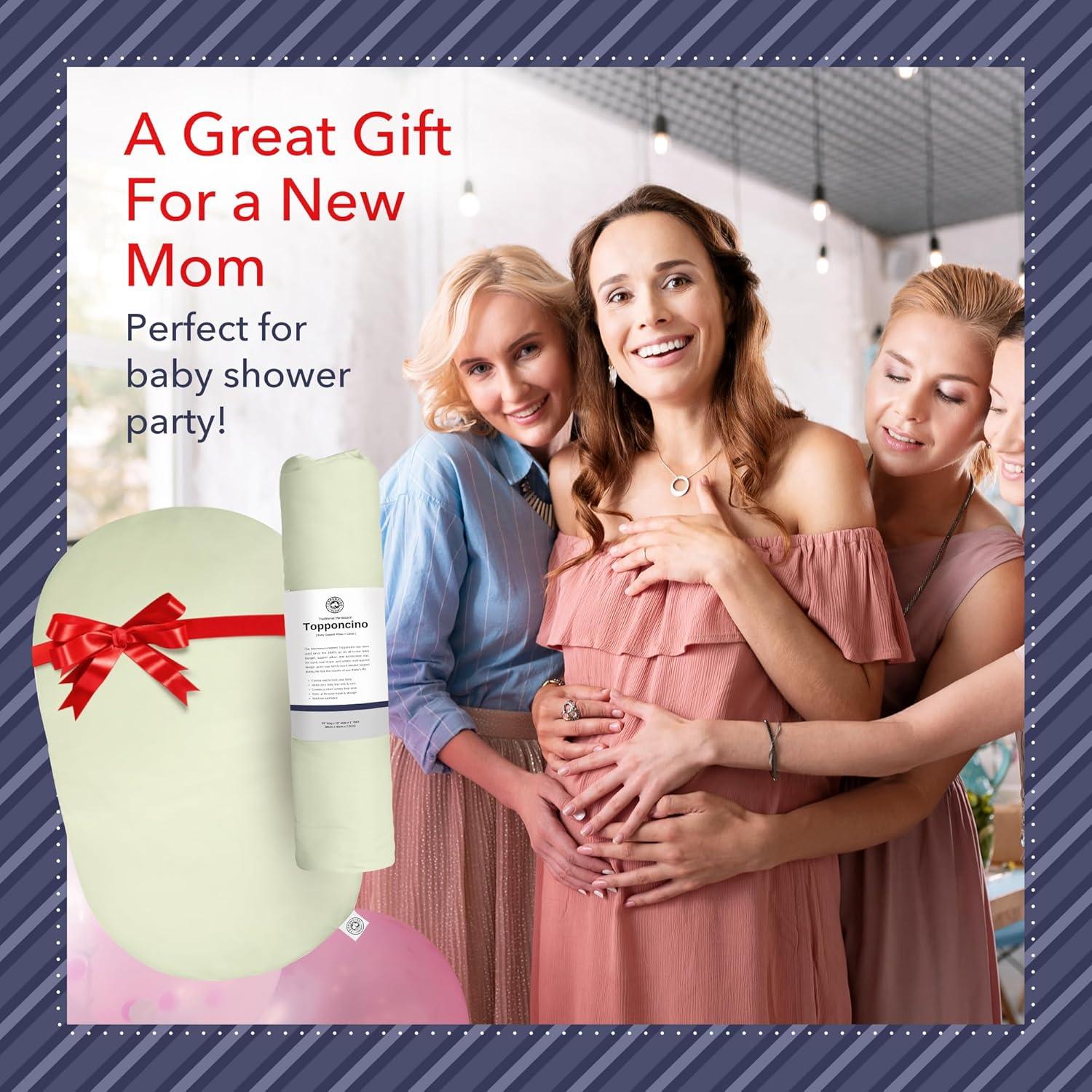 Almohada de Soporte para Bebés Topponcino Verde Salvia