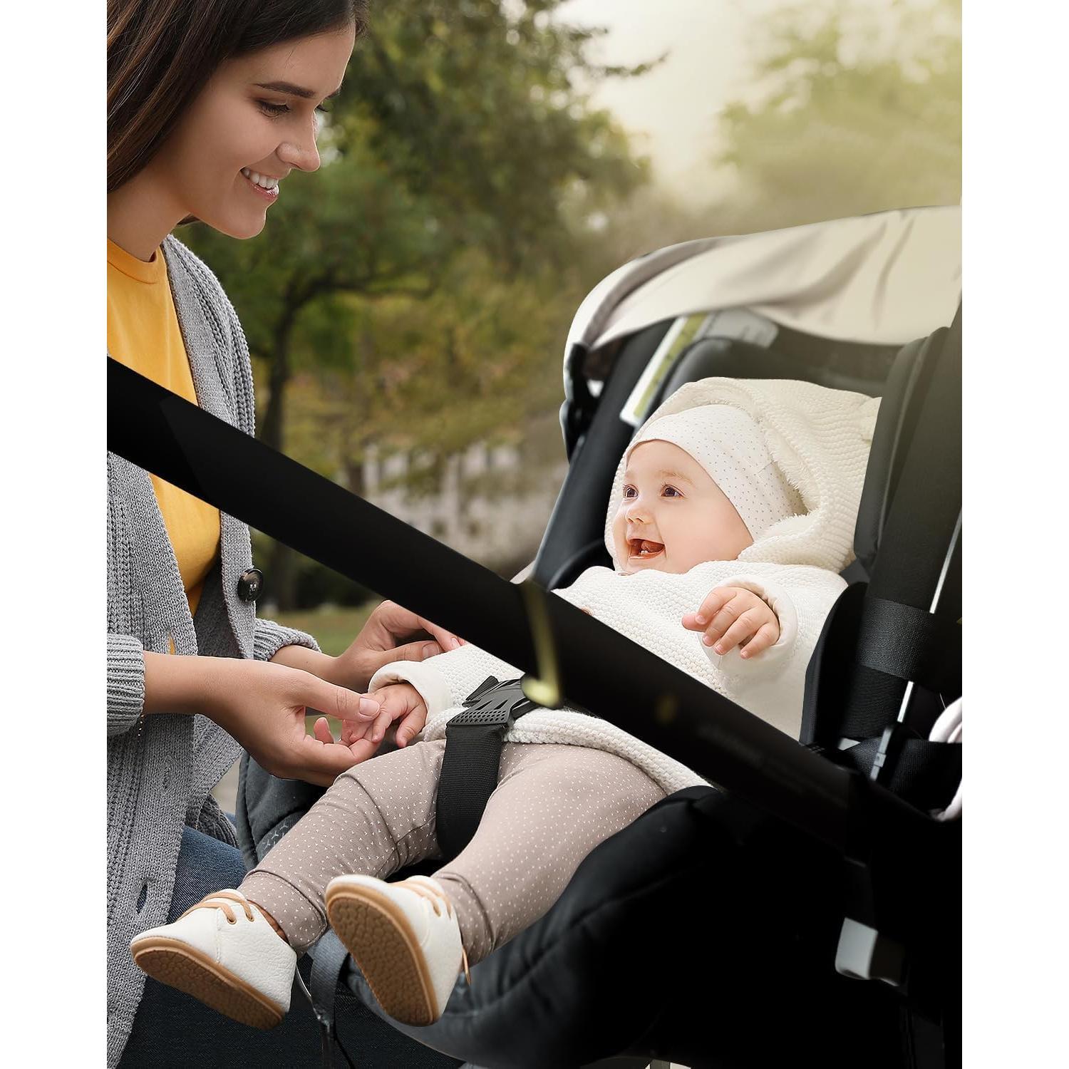 Inserto para Asiento de Auto Bebé CoiiJoii Negro Ergonomico