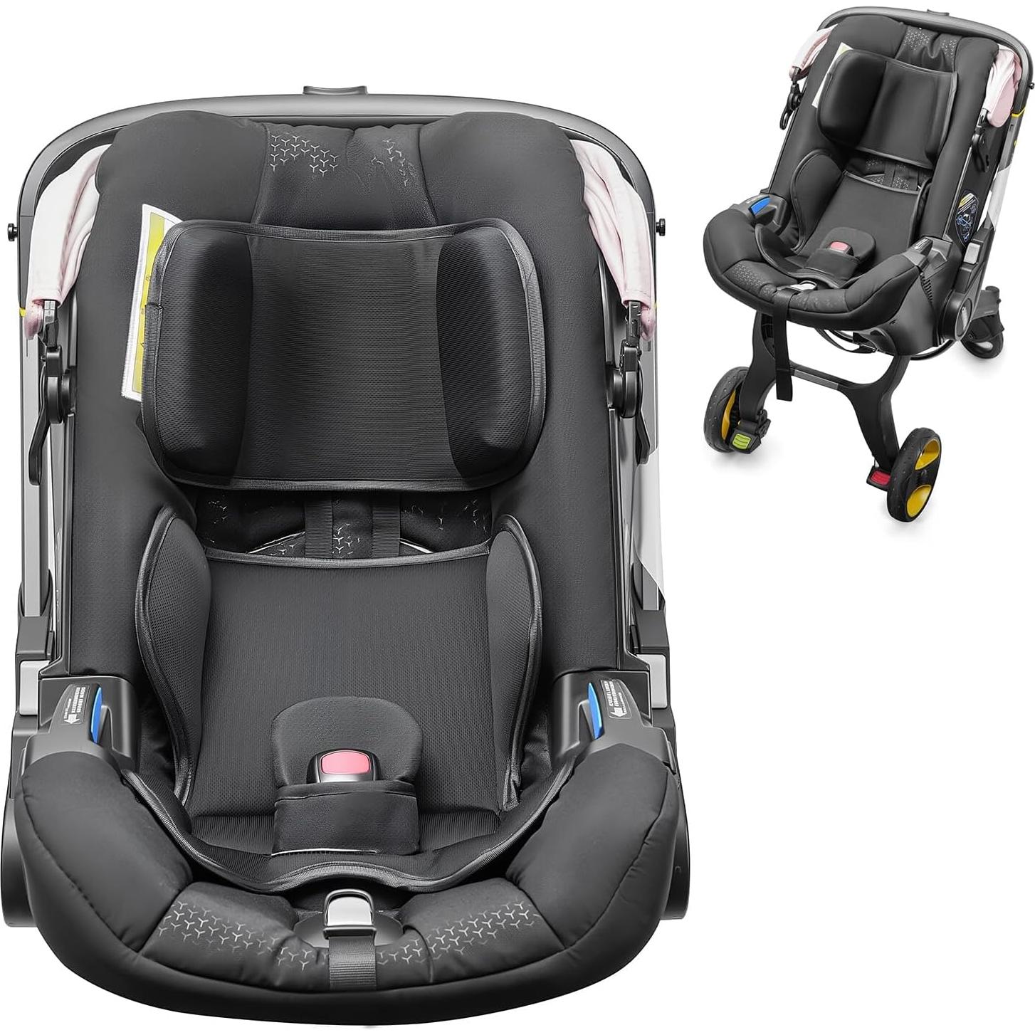 Inserto para Asiento de Auto Bebé CoiiJoii Negro Ergonomico