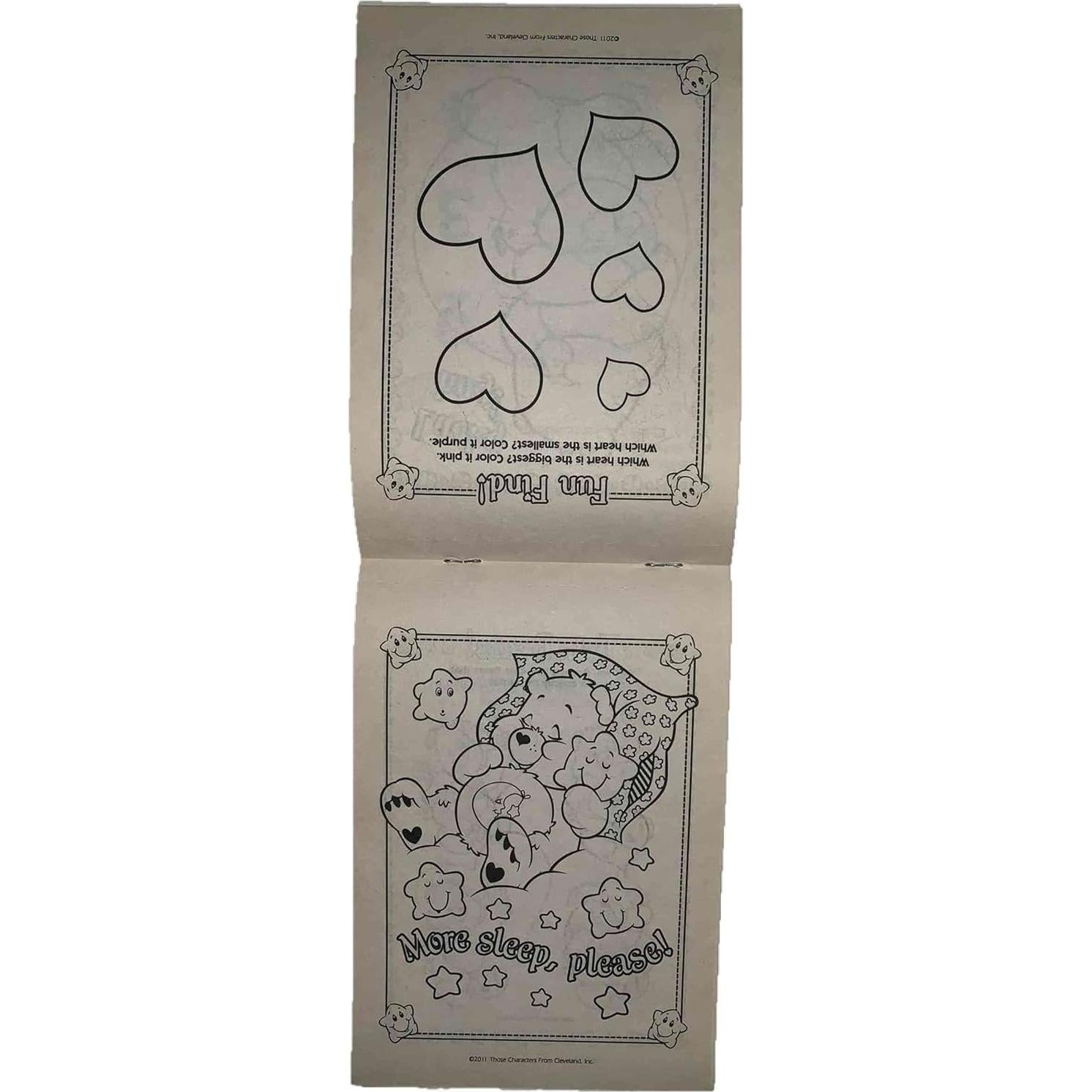 Papel de Colorear Care Bears - 3 Cuadernos Actividades