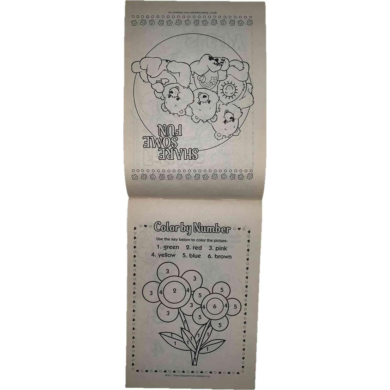 Papel de Colorear Care Bears - 3 Cuadernos Actividades