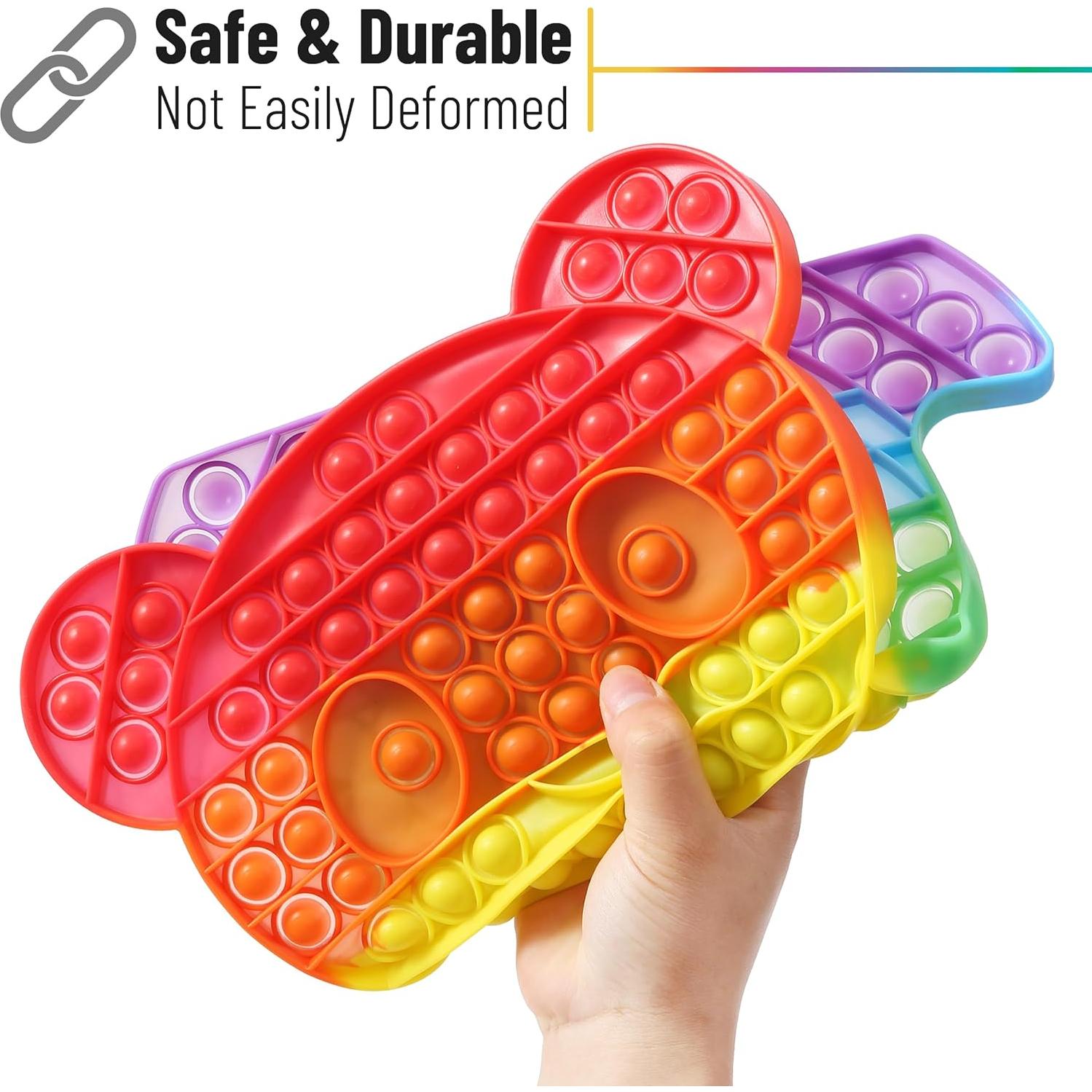 Juguete Popper Fidget Mr. Pen Oso Feliz 30.5x26.9cm