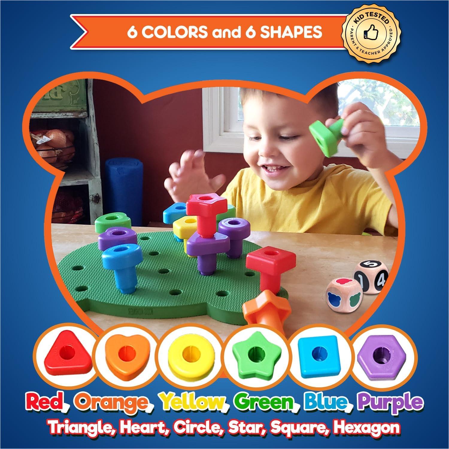 Juego de Tablero de Formas Apilables Kids Korner Jumbo