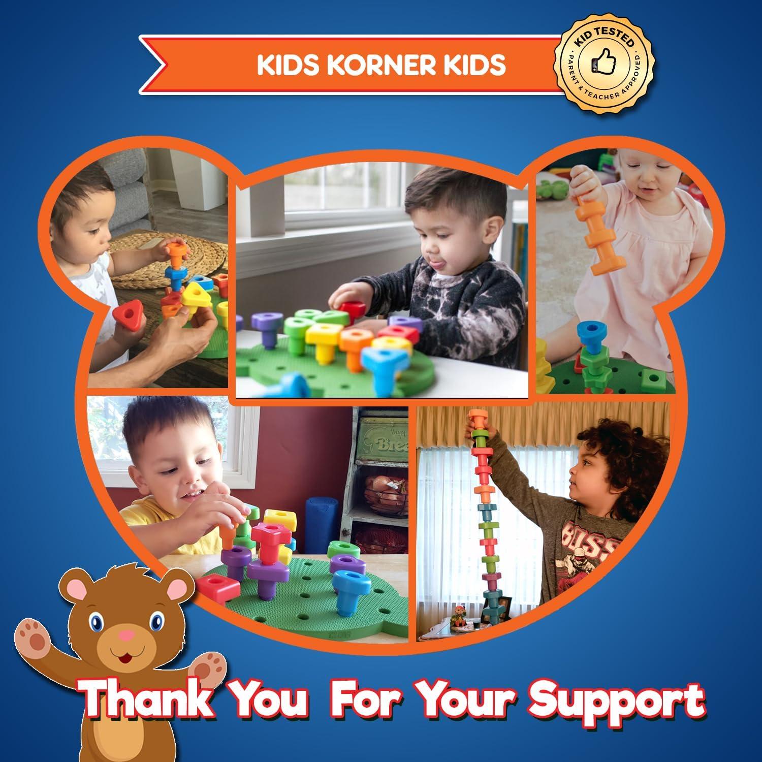 Juego de Tablero de Formas Apilables Kids Korner Jumbo