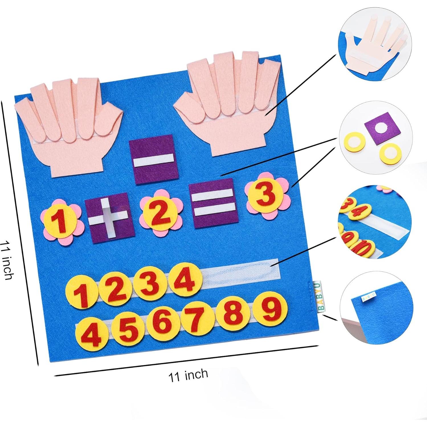 Juguete Educativo de Fieltro Montessori BabyU 32x29cm