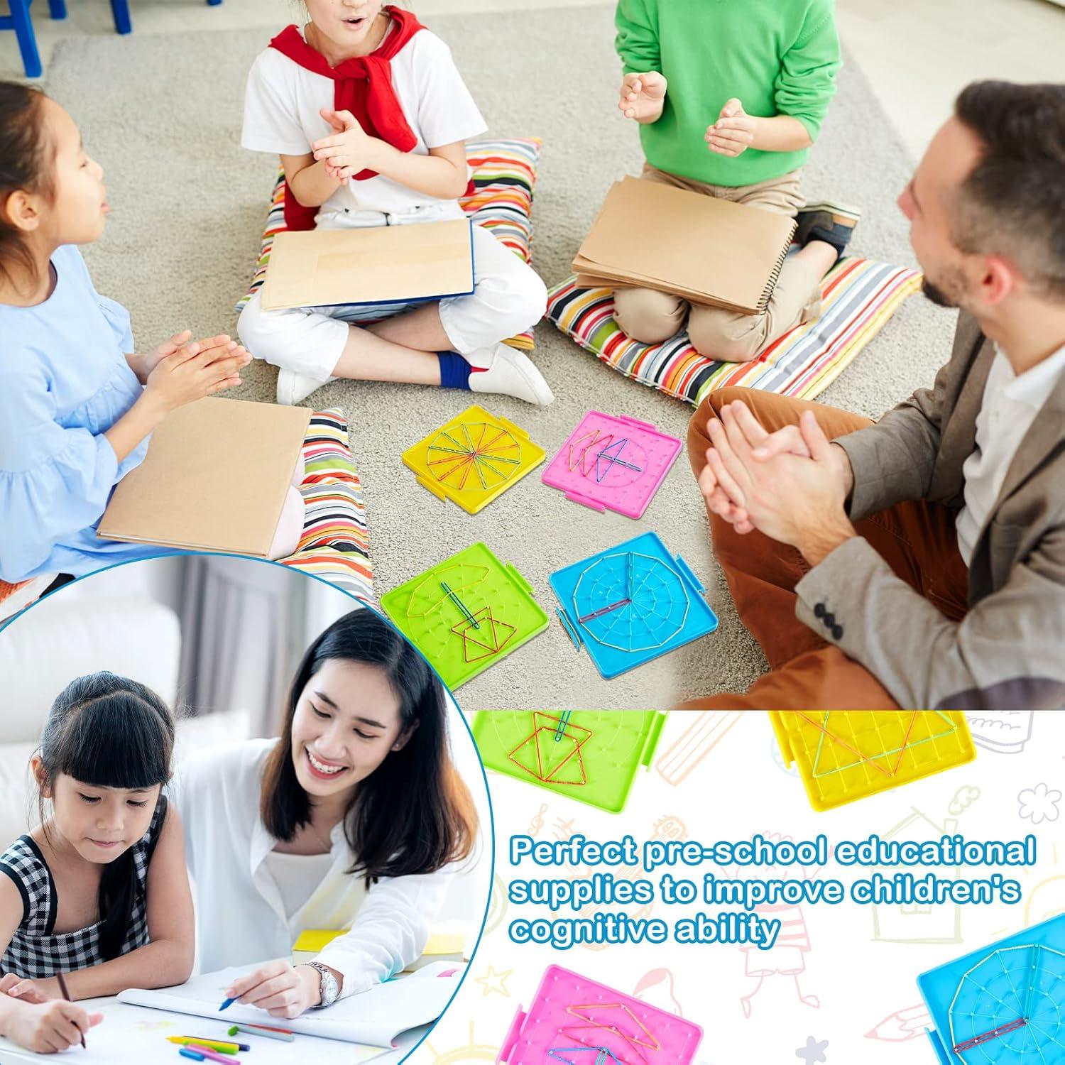 Tablero Geométrico Doble Cara Deekin 24 Piezas 17.5x16 cm