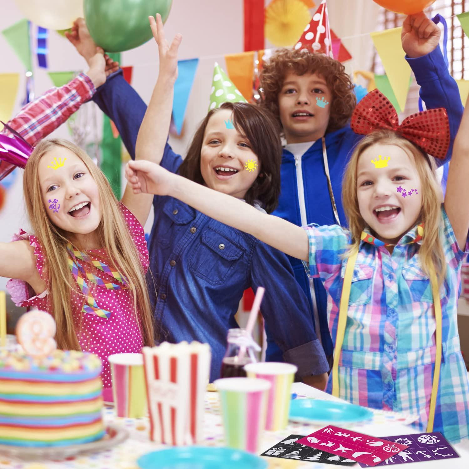 Kit de Plantillas de Pintura Facial NEPOG - 250 Piezas Reutilizables