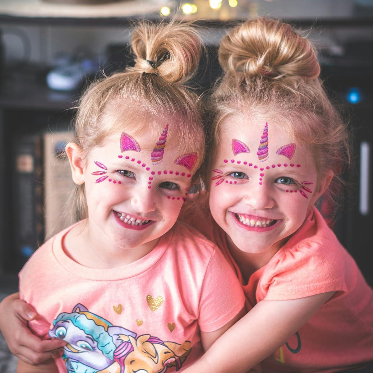 Kit de Tatuajes Brillantes WUIOS para Niños - Rosa