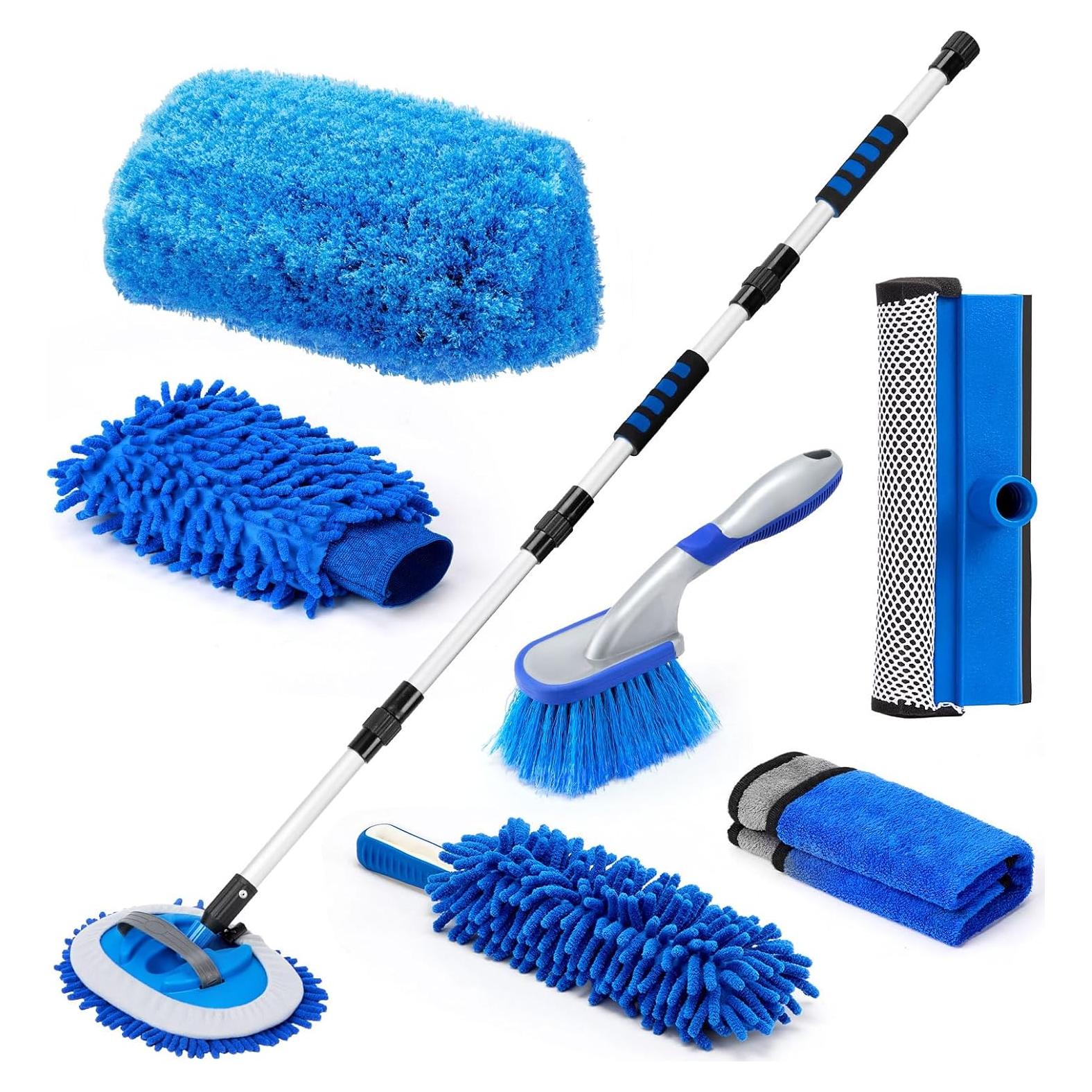 Kit Completo de Lavado de Autos Feeloco con Mango Largo