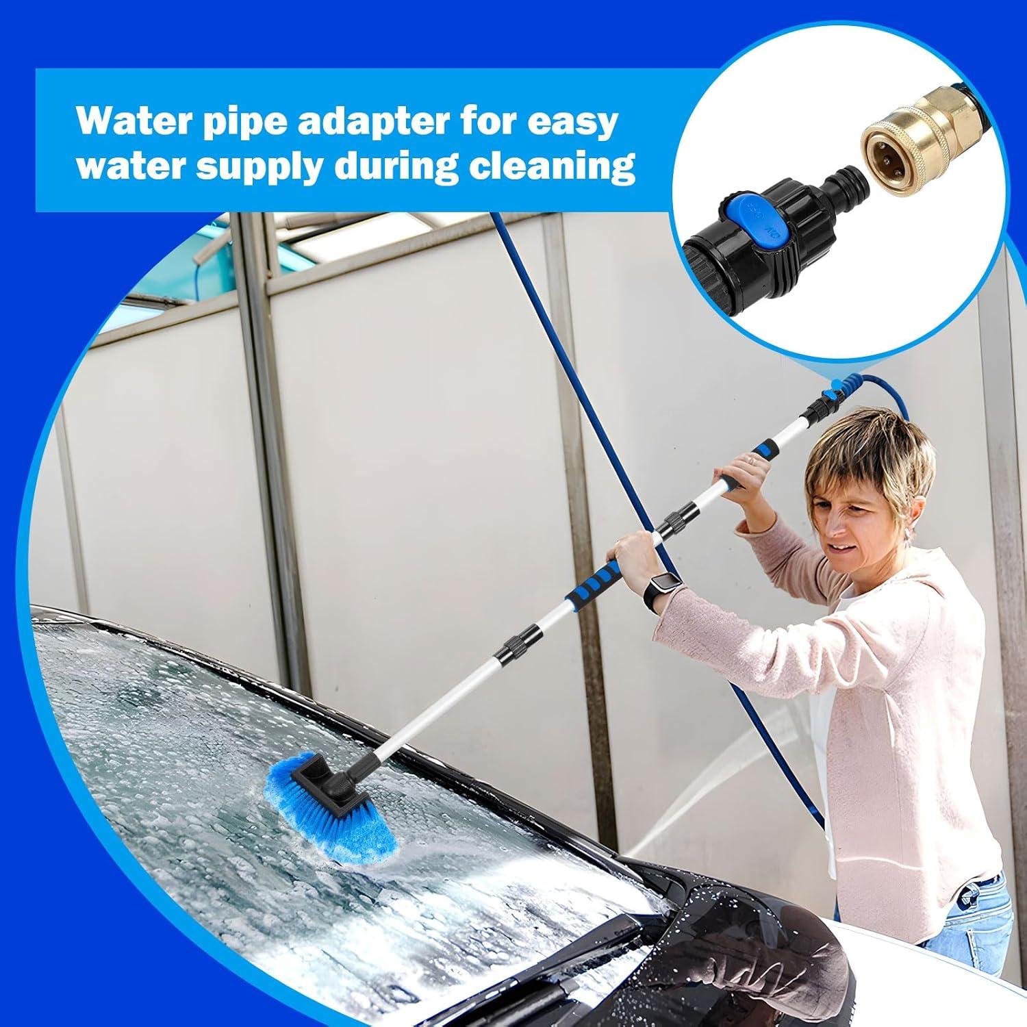 Kit de Limpieza de Autos Farafox 7 Piezas con Cepillo Extensible 157 cm