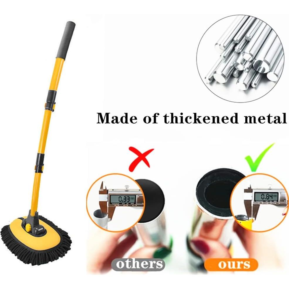 Kit de Lavado de Autos BMLEI con Trapeador y Toallas Microfibra