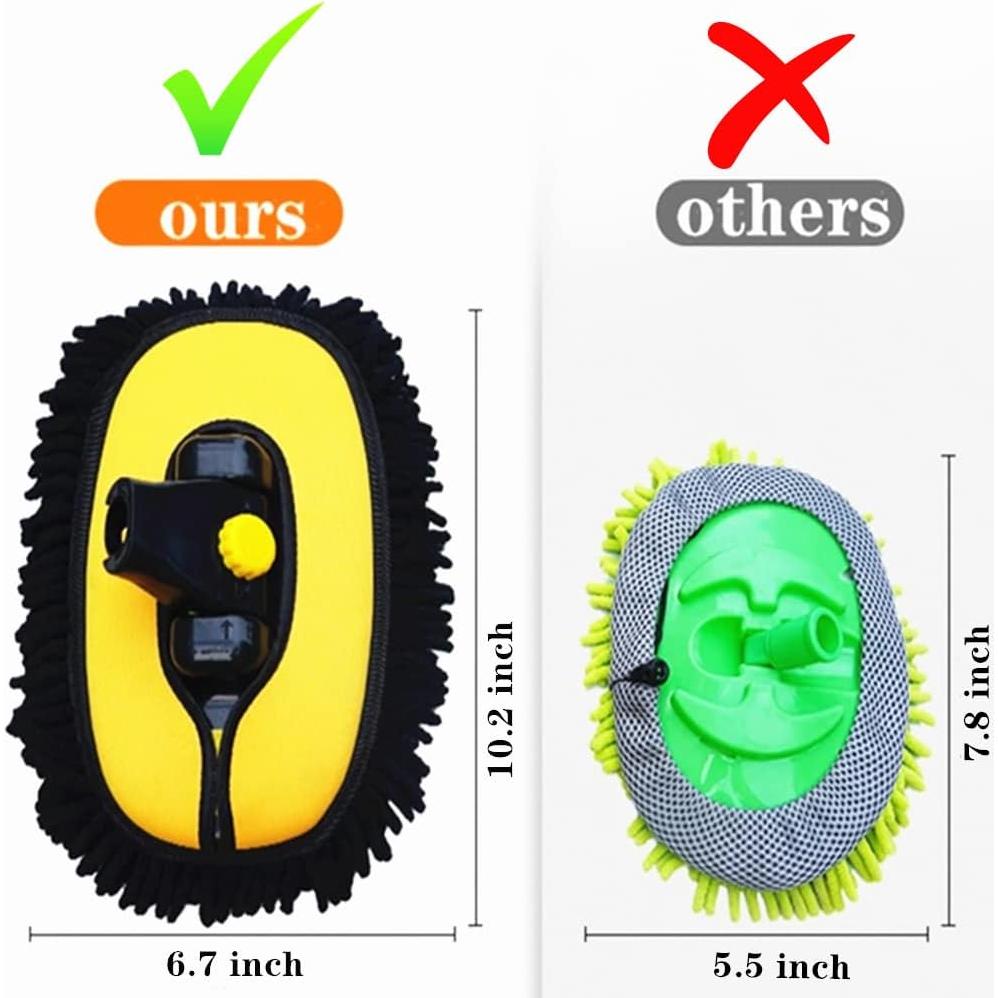 Kit de Lavado de Autos BMLEI con Trapeador y Toallas Microfibra