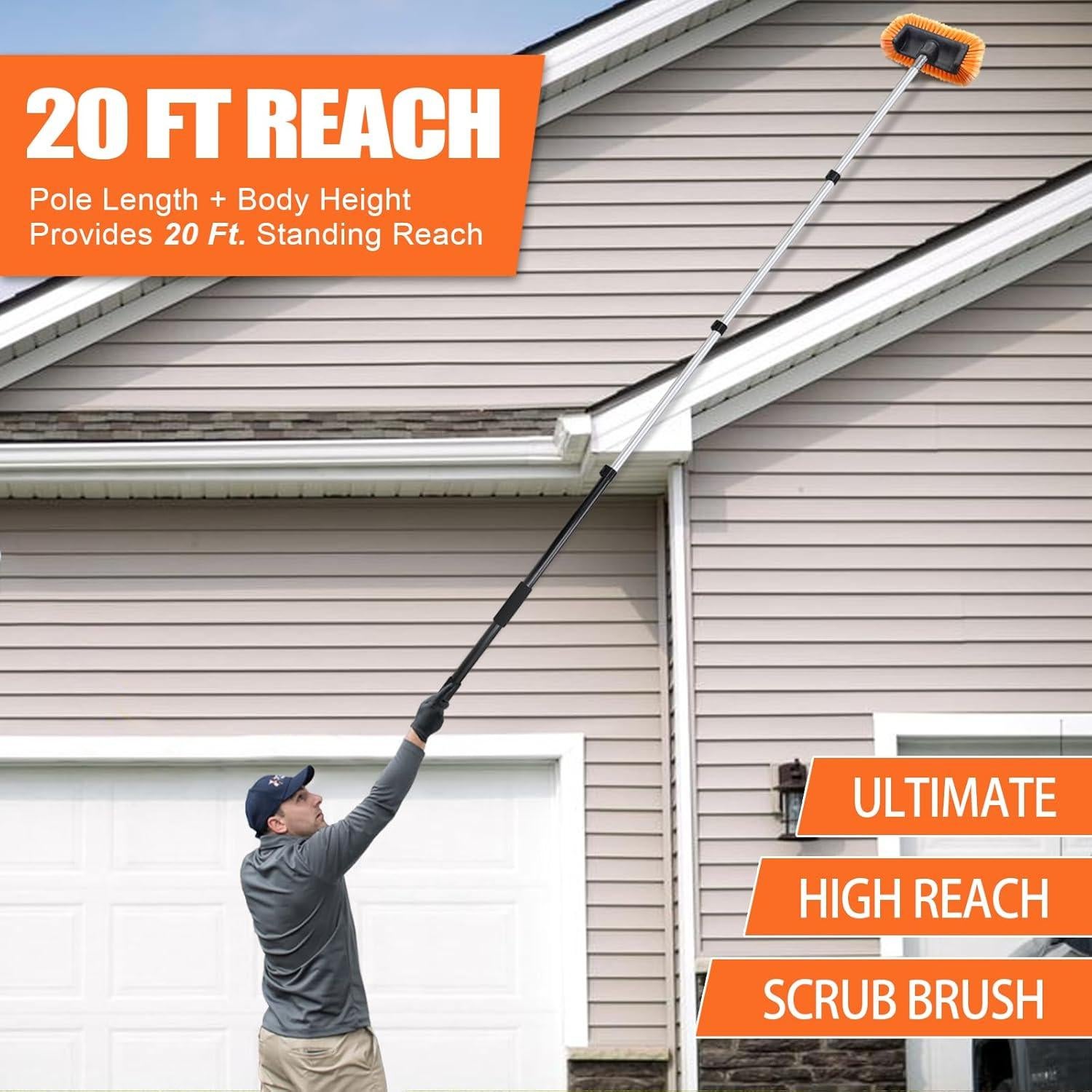 Kit de Limpieza de Autos ARTIPOLY con Poste de 3.66m