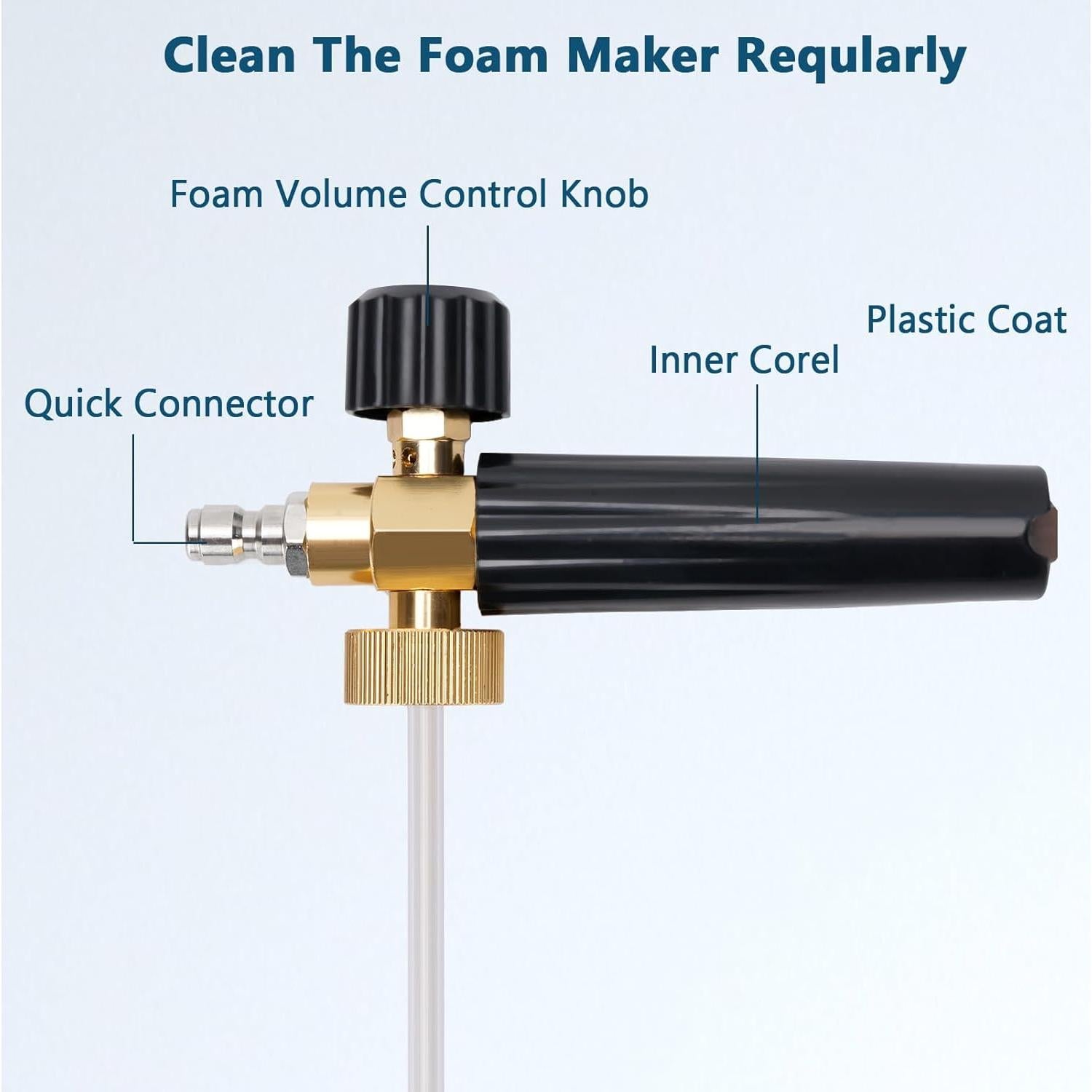 Cañón de Espuma ZEMBSOYA para Lavadora a Presión 2175psi