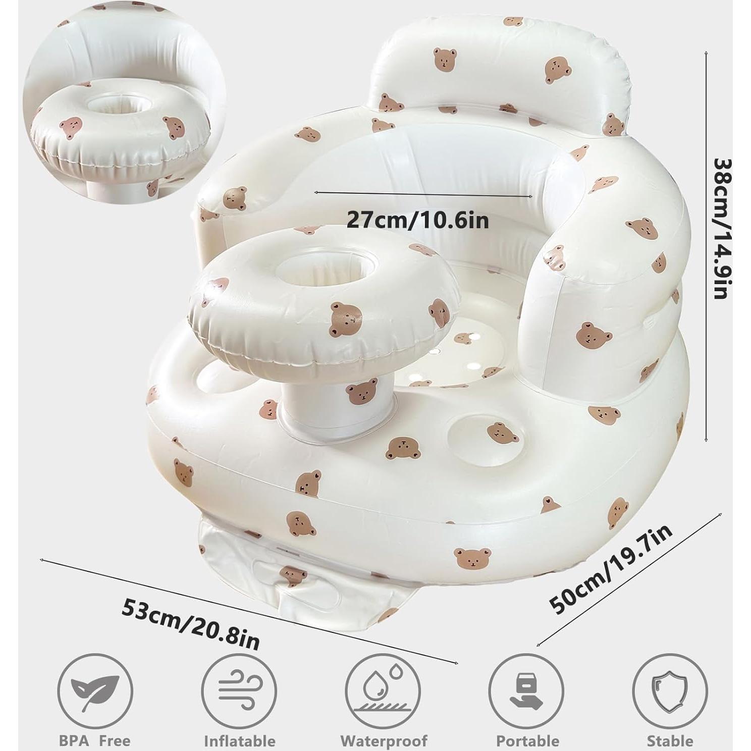 Silla Inflable para Bebés Little Angels con Bandeja - 0.47 kg